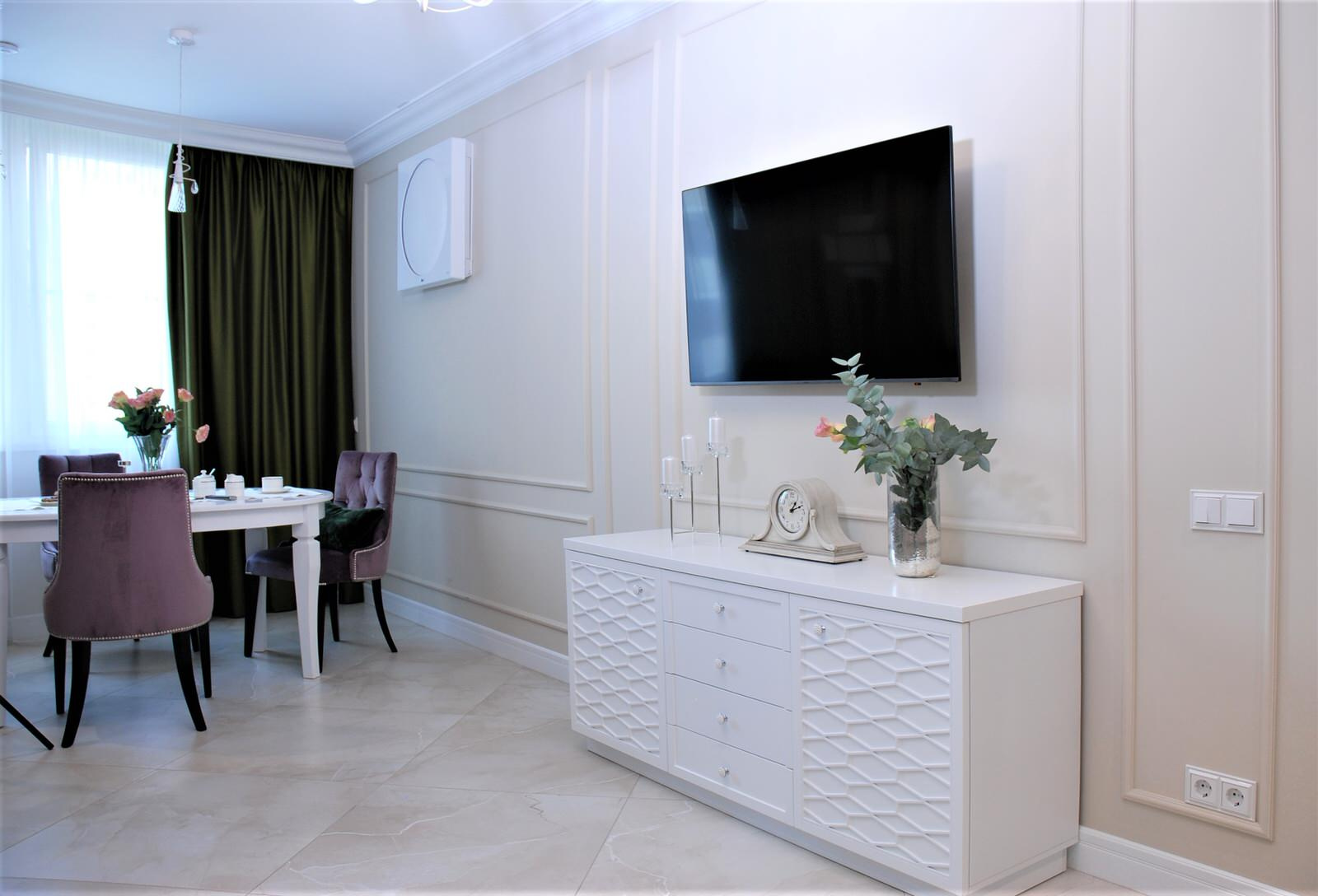 4-х комнатная квартира в нежных тонах.