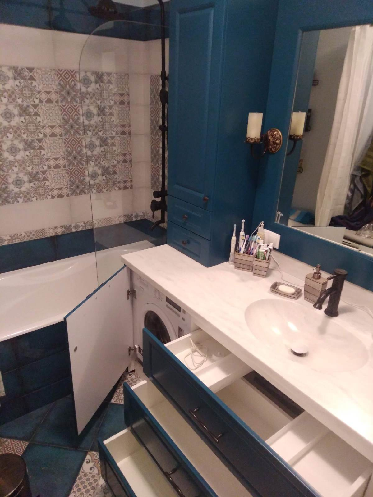 Гарнитур в ванную комнату эмаль