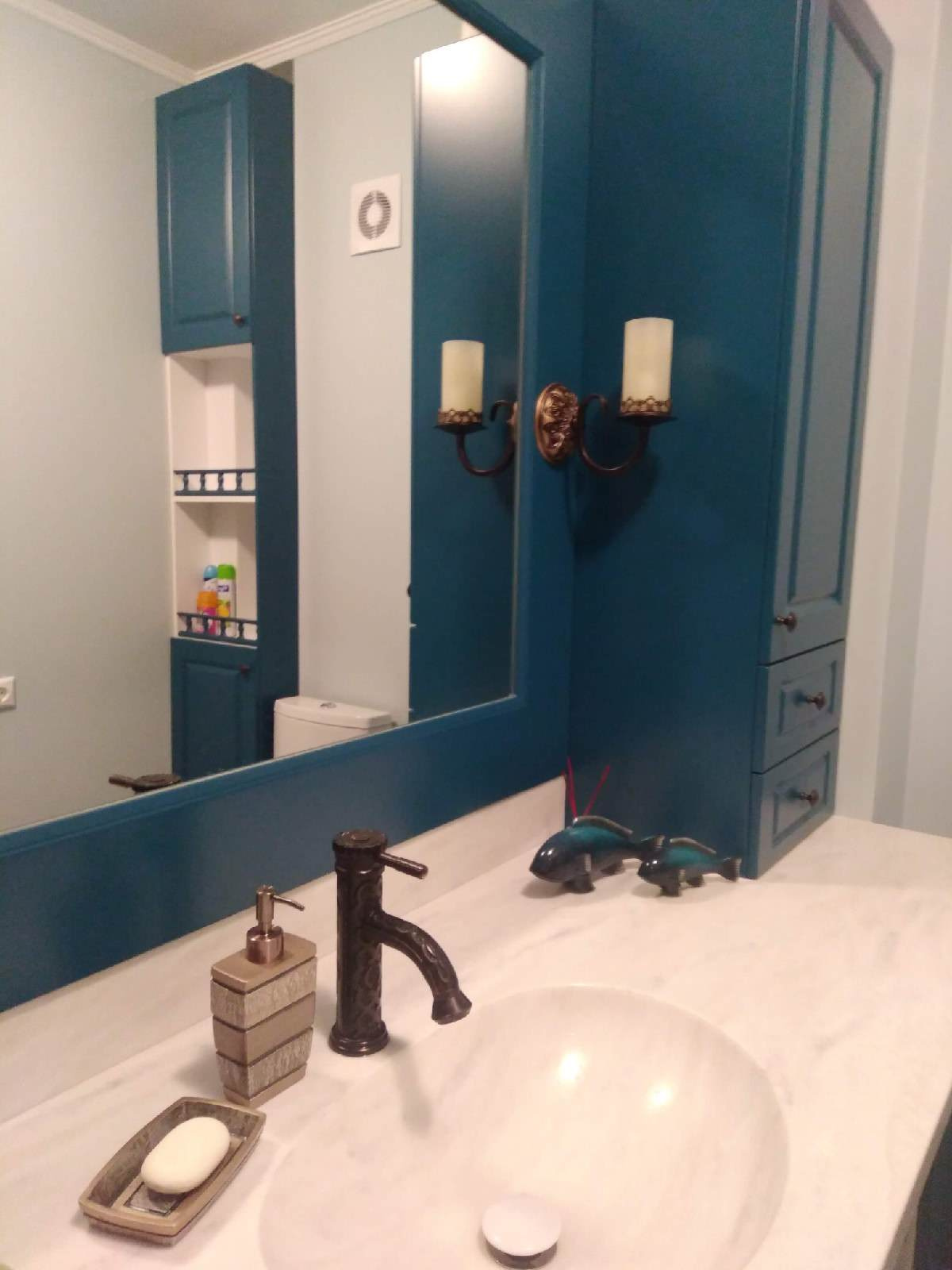 Гарнитур в ванную комнату эмаль