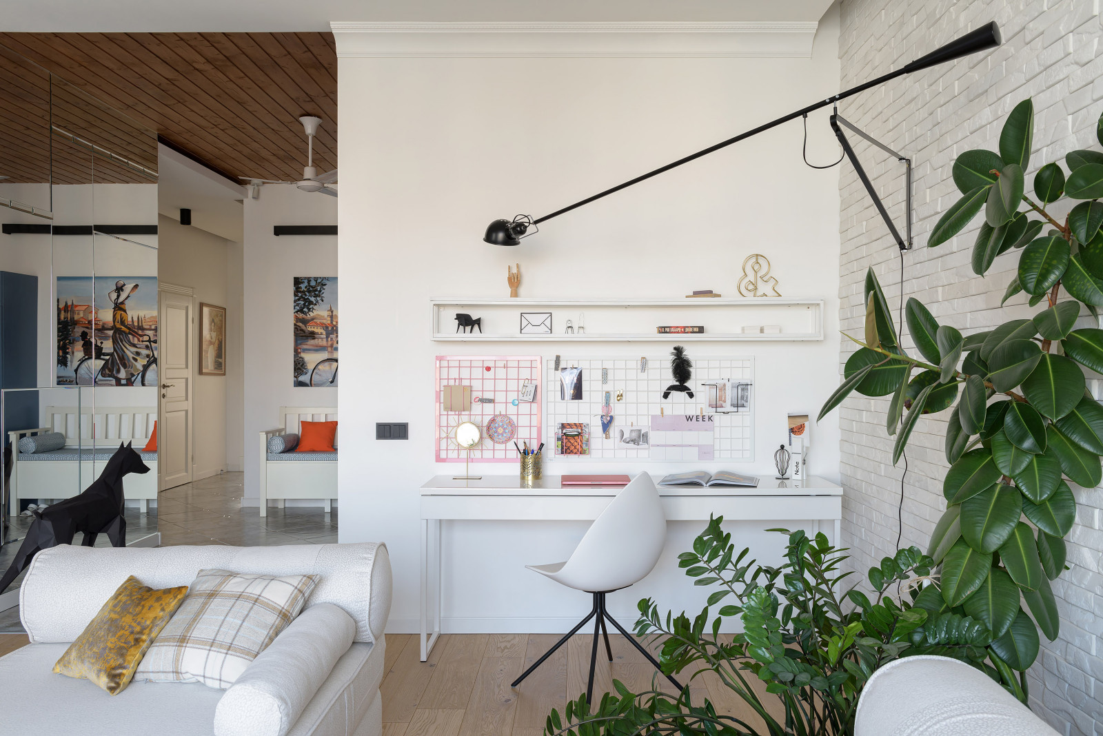 "Forever young". White Cozy Home.