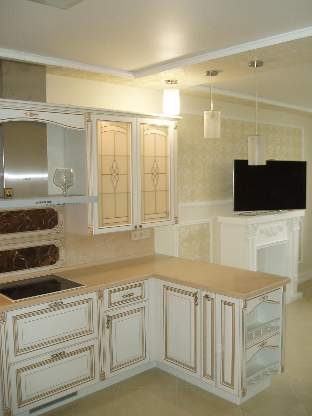Классика белая с патиной