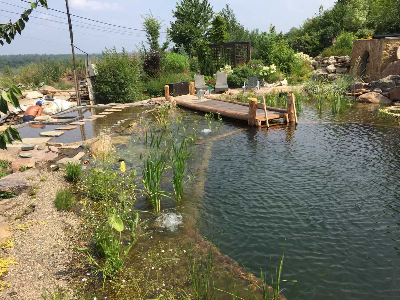 Плавательный водоём в п. Безводное (Нижегородская область)
