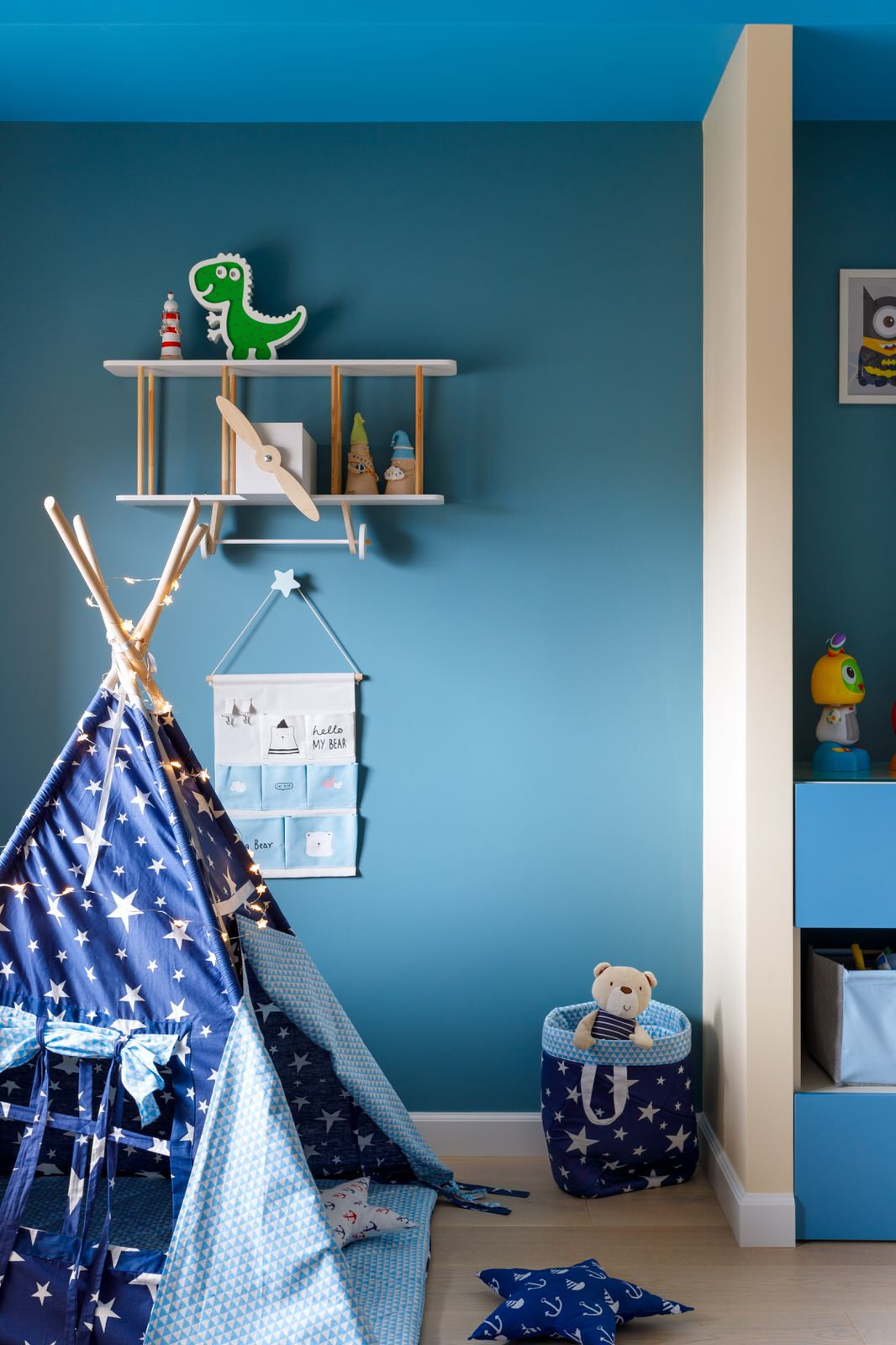 Проект недели: Детская для братьев — со звездным небом и вигвамом
