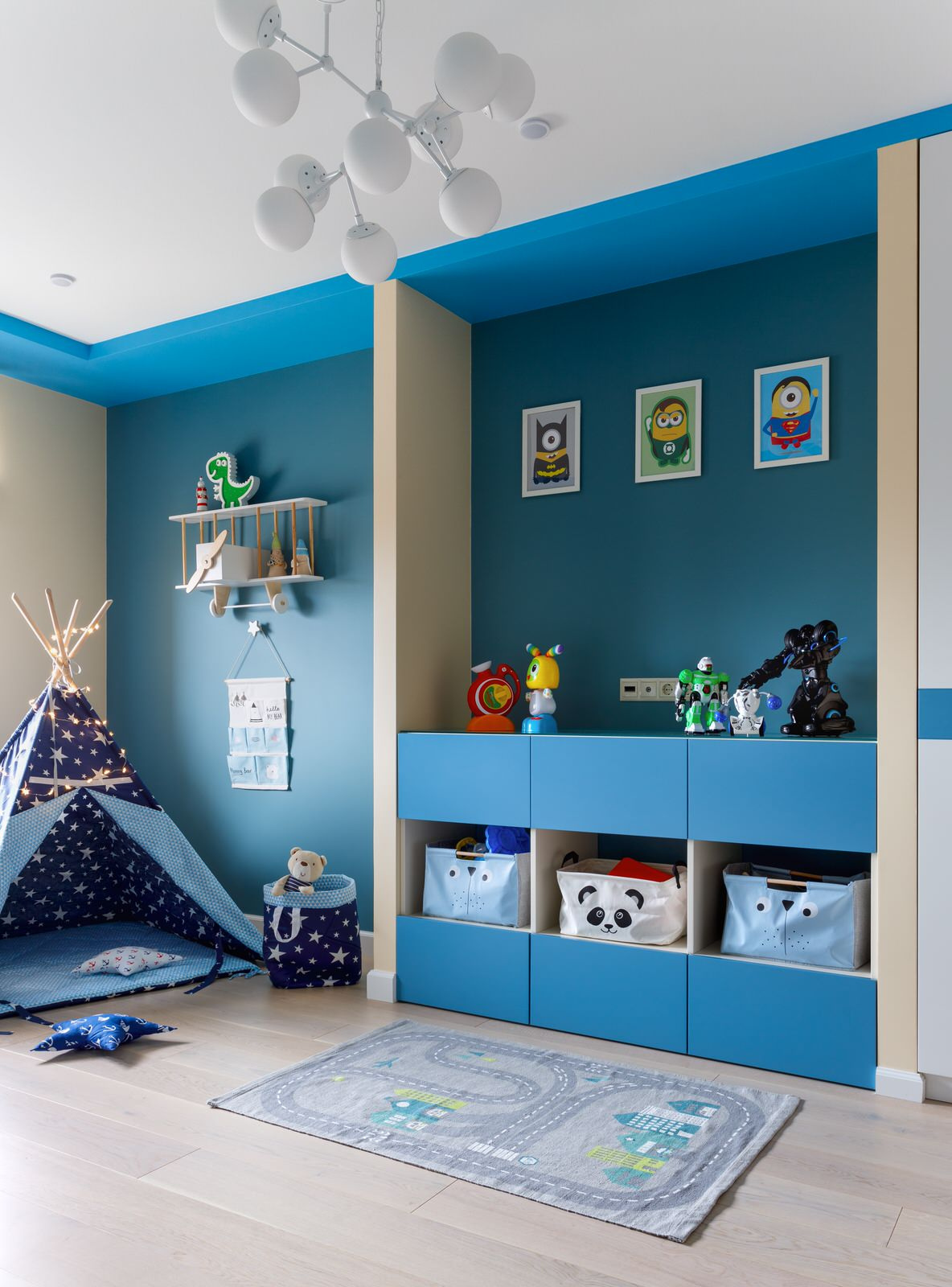 Проект недели: Детская для братьев — со звездным небом и вигвамом