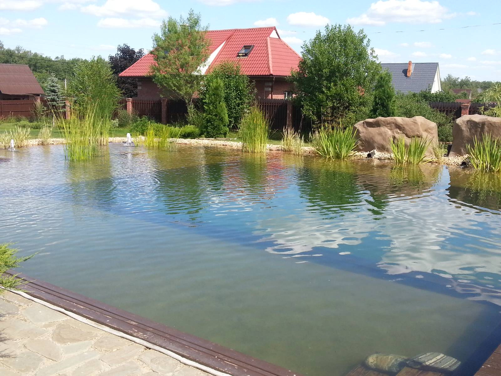 Плавательный водоём в п. Хрущёво (Московская область)