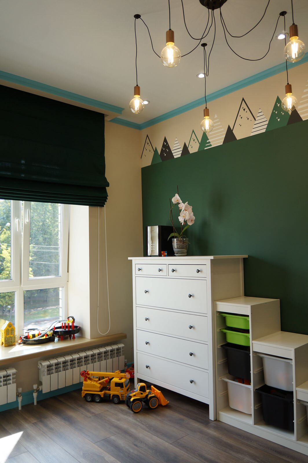 Роспись в детской для мальчика