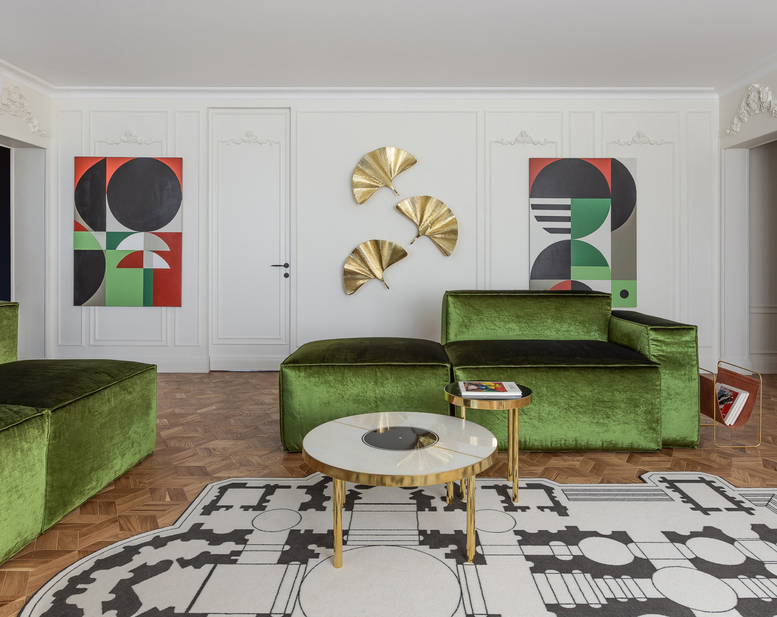 Яркая квартира для большой семьи