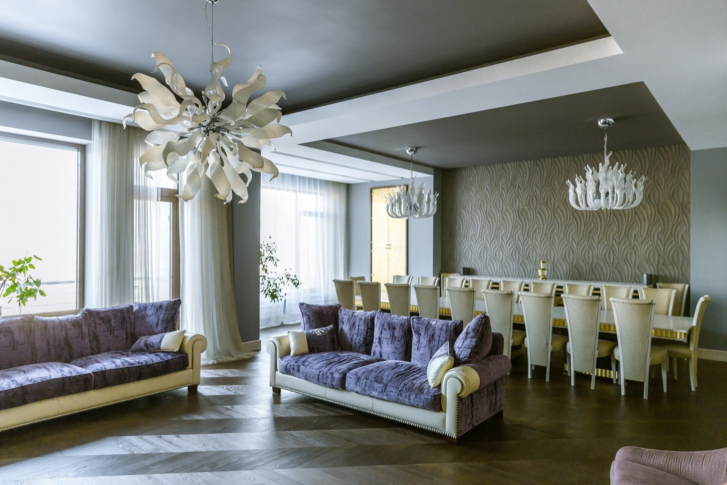 Шоколадное настроение. Интерьер двухэтажного дома в стиле фьюжн