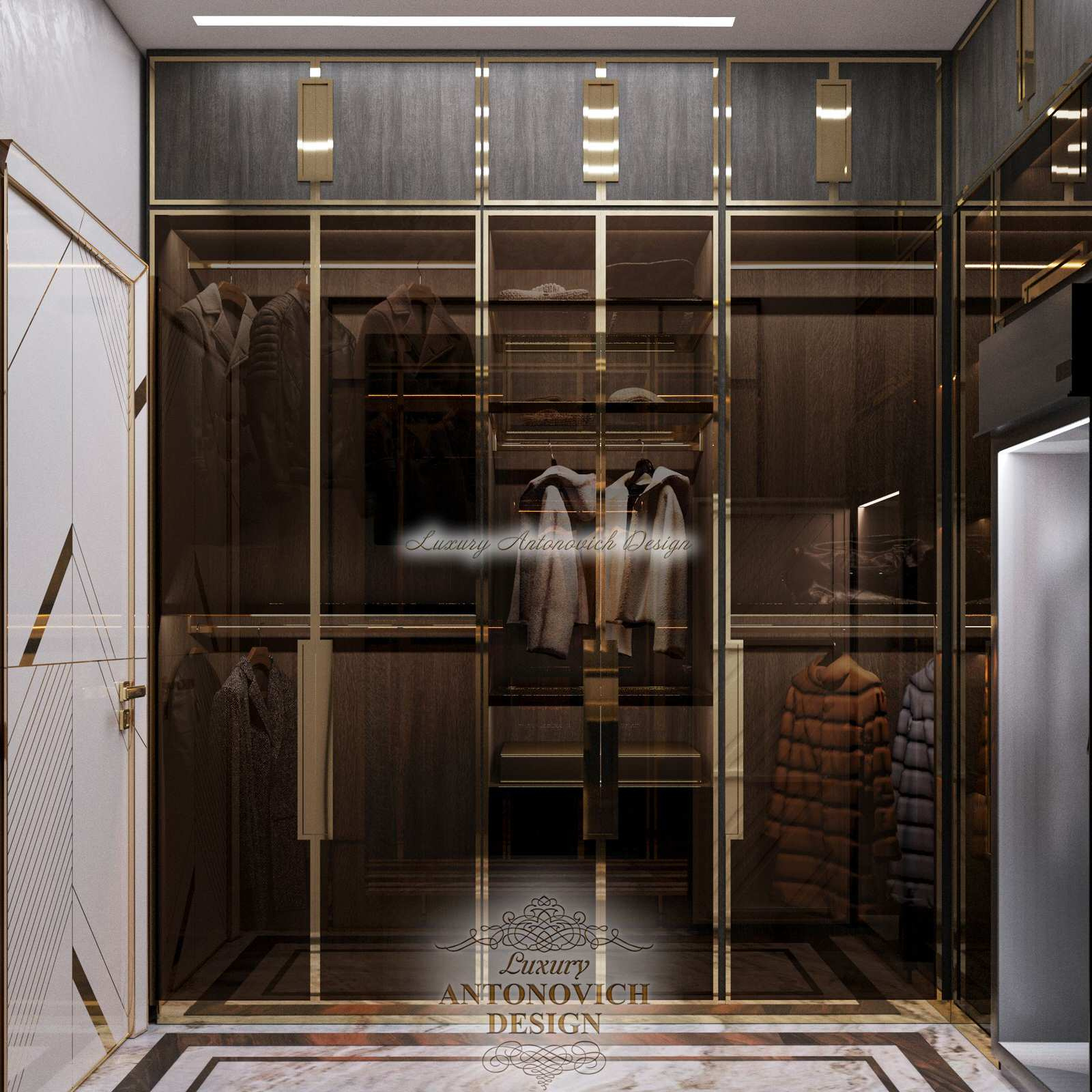 Стильный дизайн квартиры от Luxury Antonovich Design