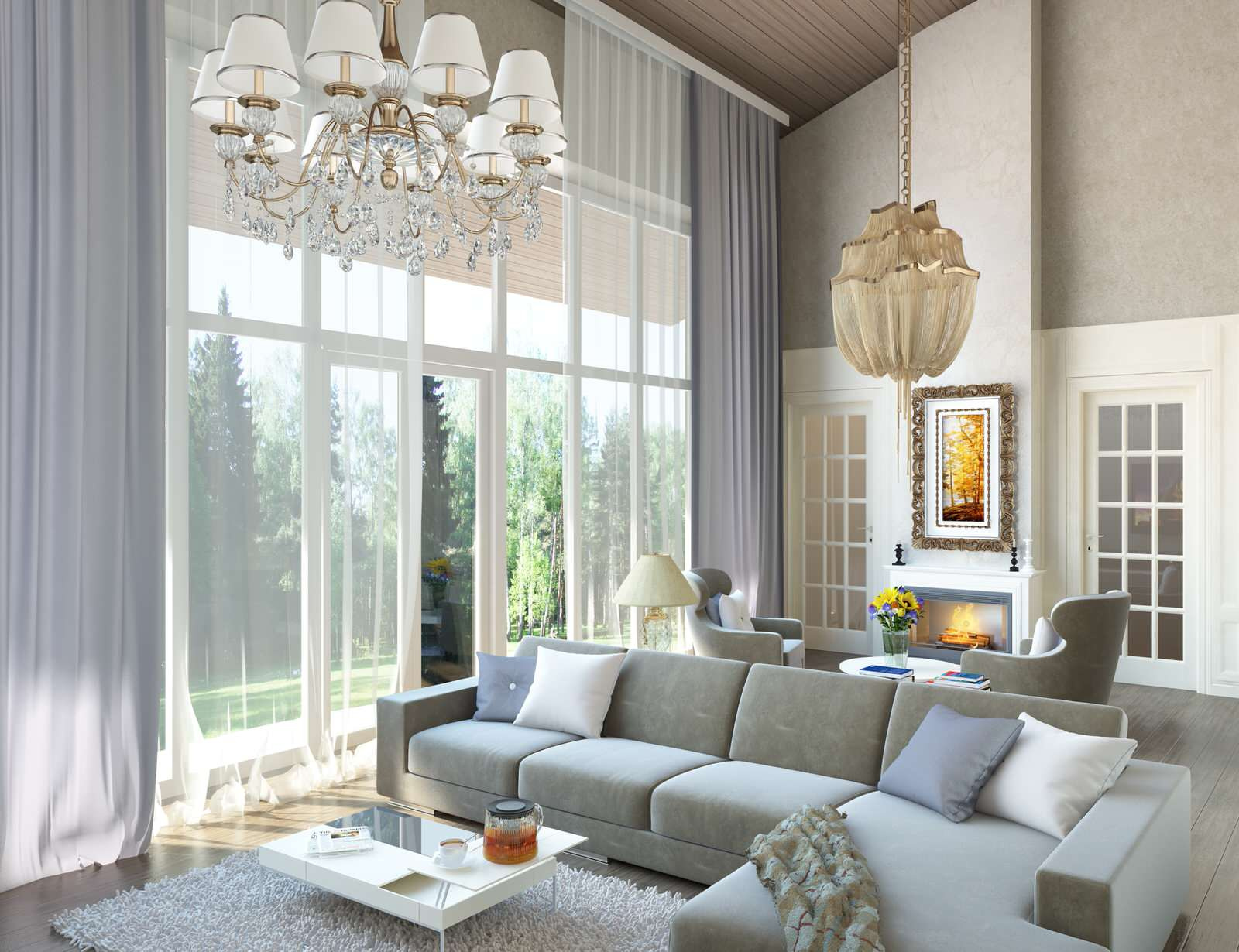 Интерьер загородного дома