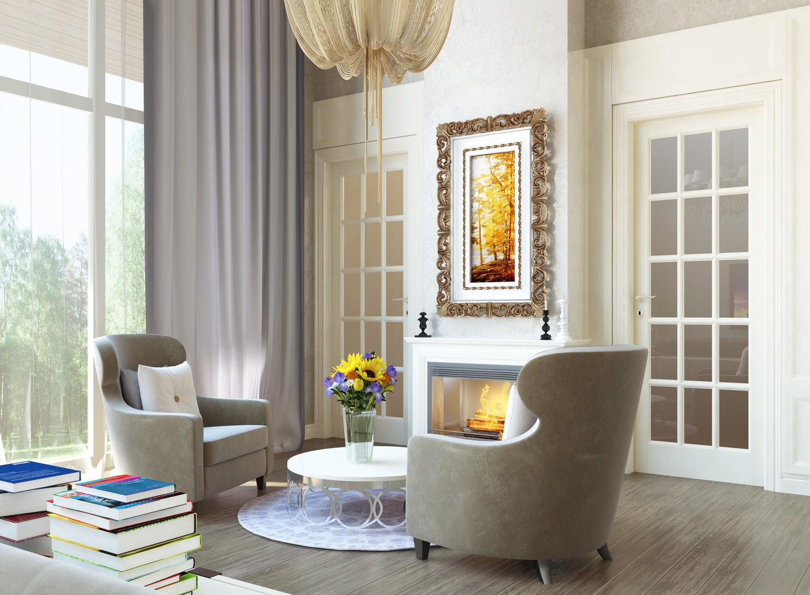 Интерьер загородного дома