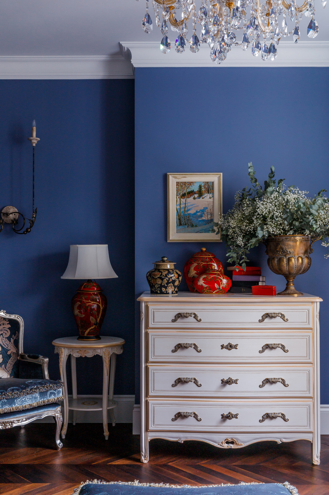 Houzz тур: Атмосферная классика с букетами и Ганешей в Краснодаре