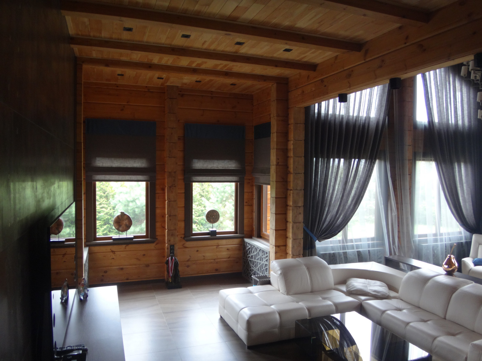 Частный дом из клееного бруса 500 кв.м.  д.Мостовское.