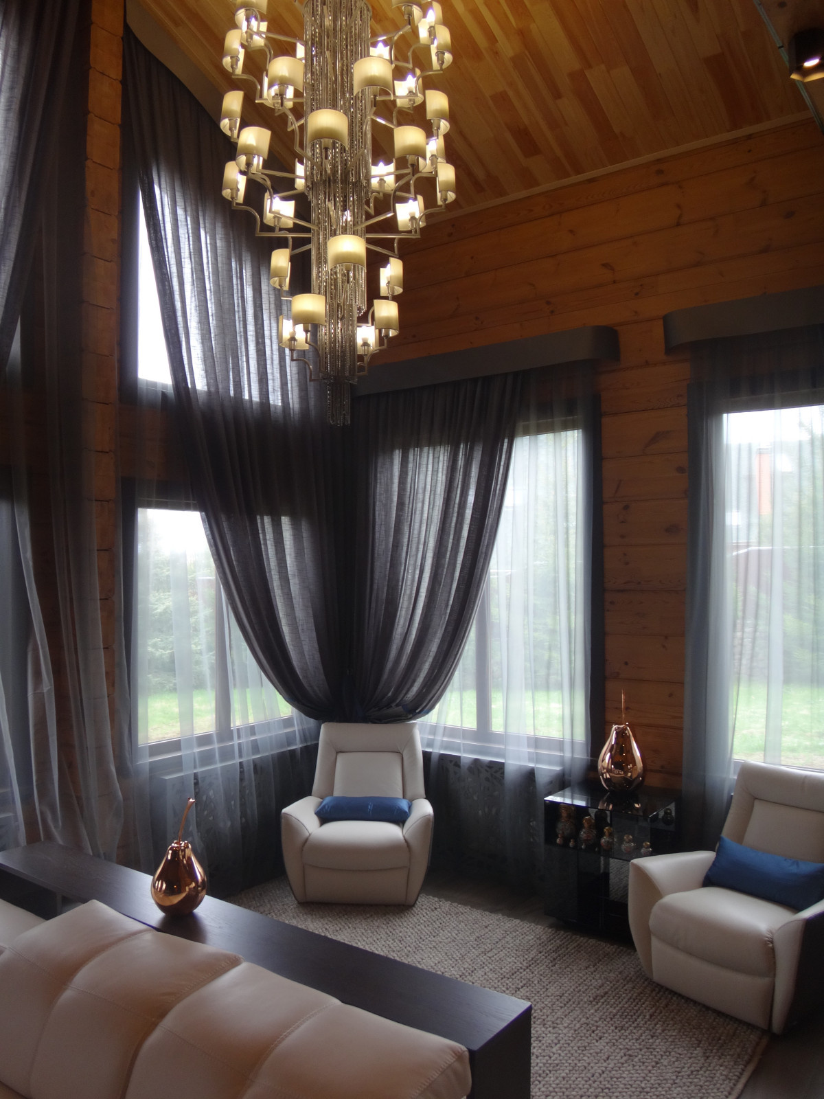 Частный дом из клееного бруса 500 кв.м.  д.Мостовское.