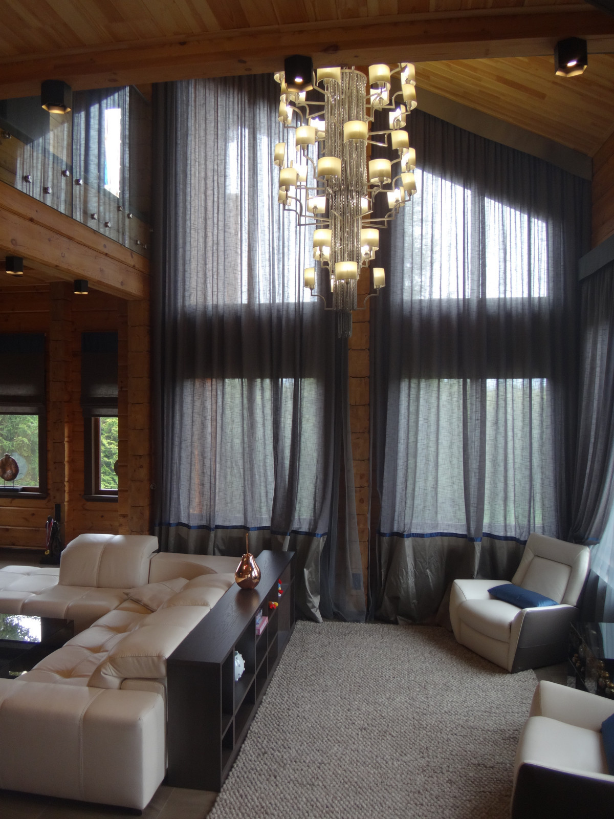 Частный дом из клееного бруса 500 кв.м.  д.Мостовское.