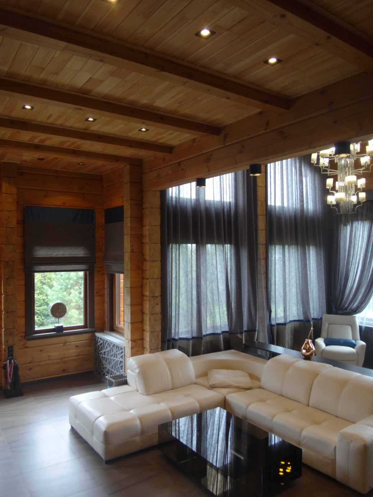 Частный дом из клееного бруса 500 кв.м.  д.Мостовское.