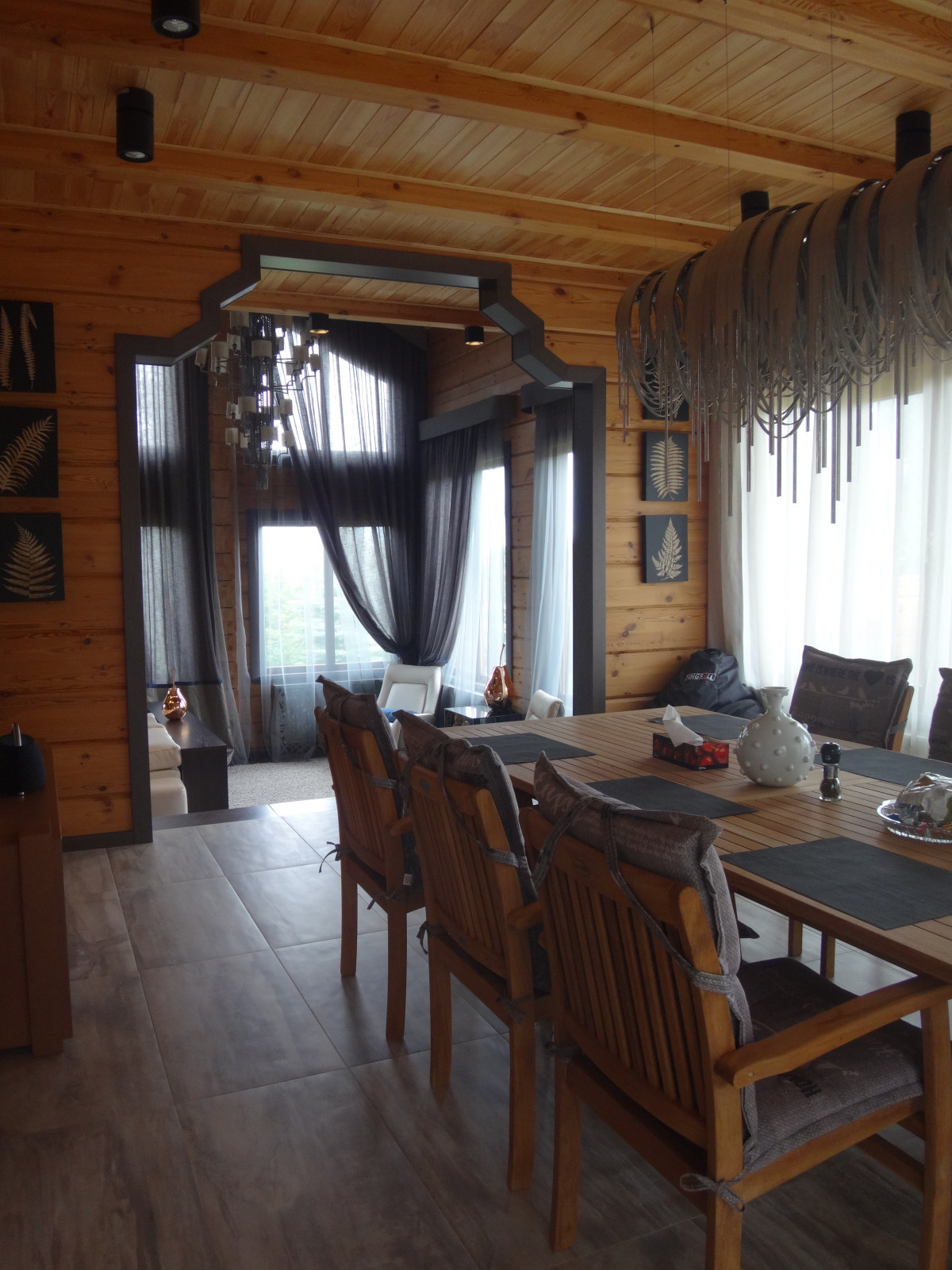 Частный дом из клееного бруса 500 кв.м.  д.Мостовское.