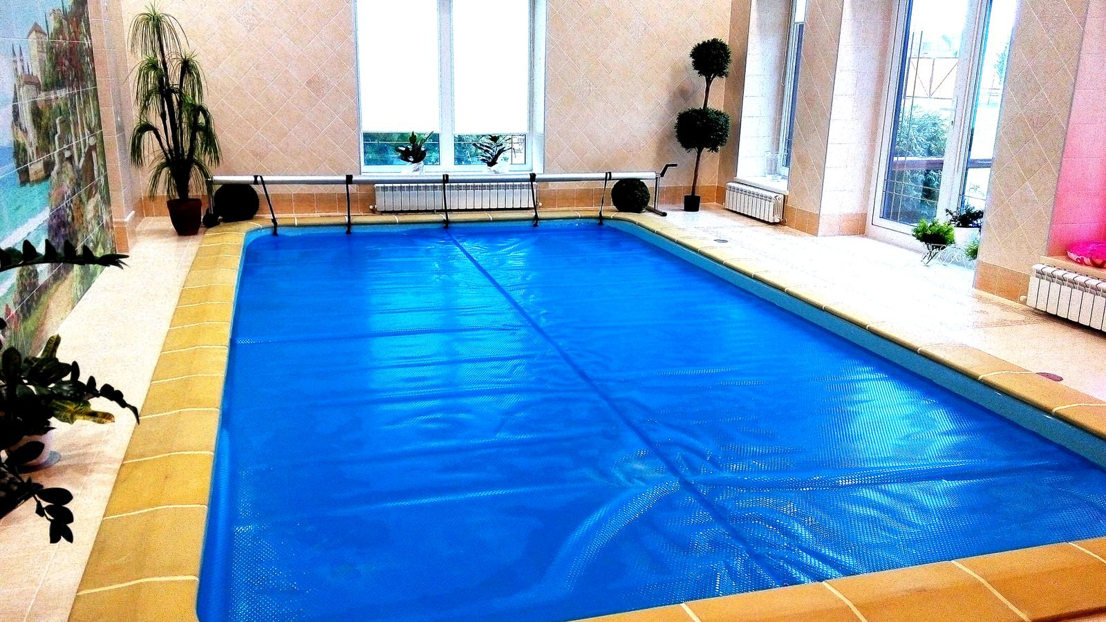 Процесс строительства бассейна