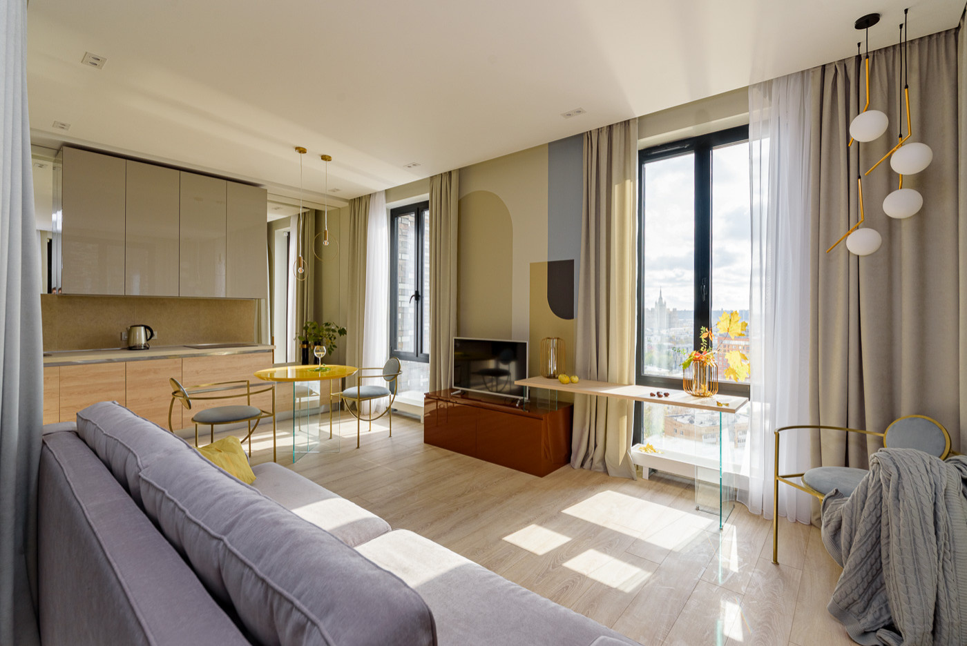 Houzz тур: Квартира в аренду — в оттенках городской панорамы