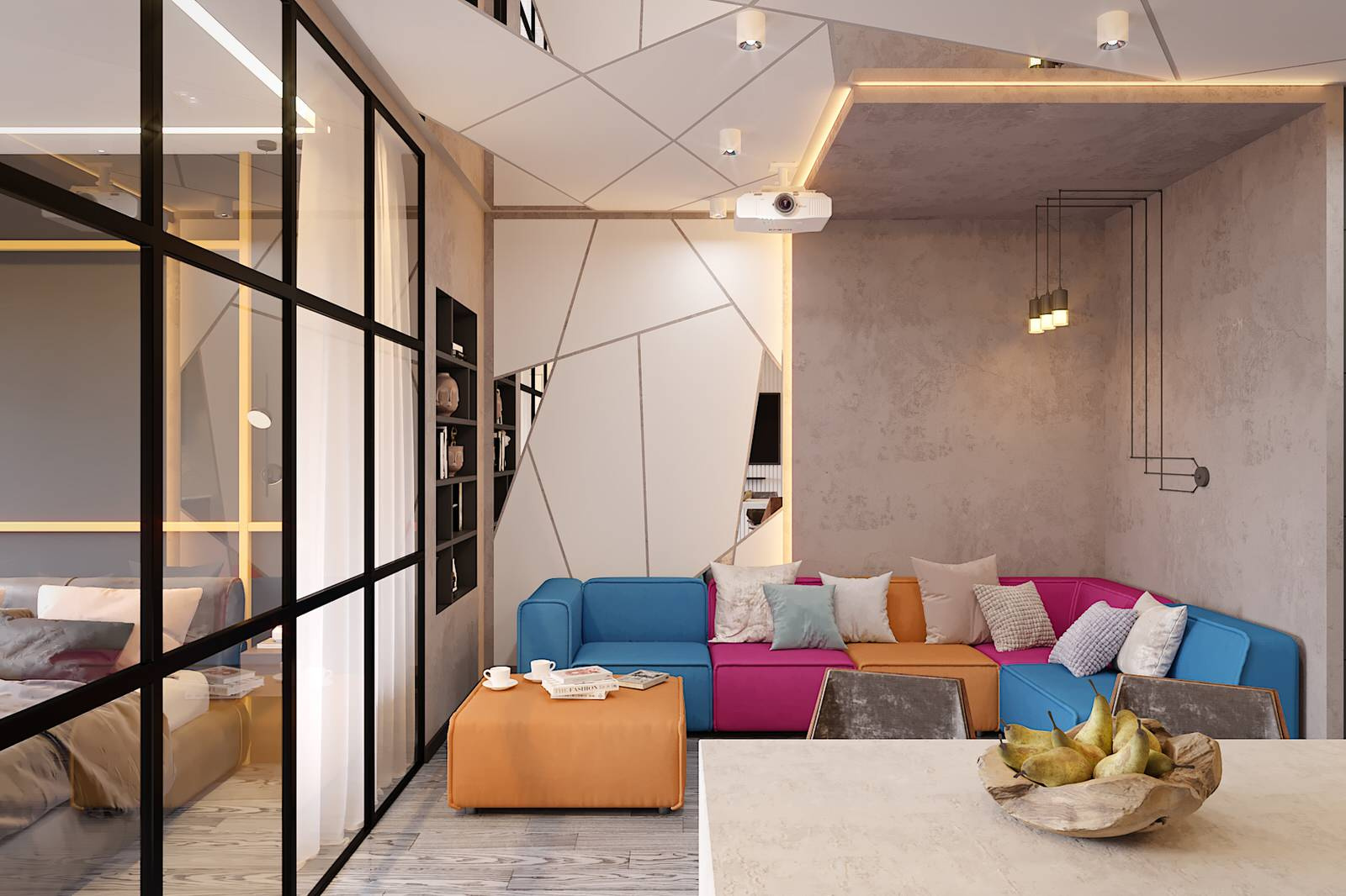 Дизайн квартиры 60 кв.м. в ЖК "Дом на Мосфильмовской"