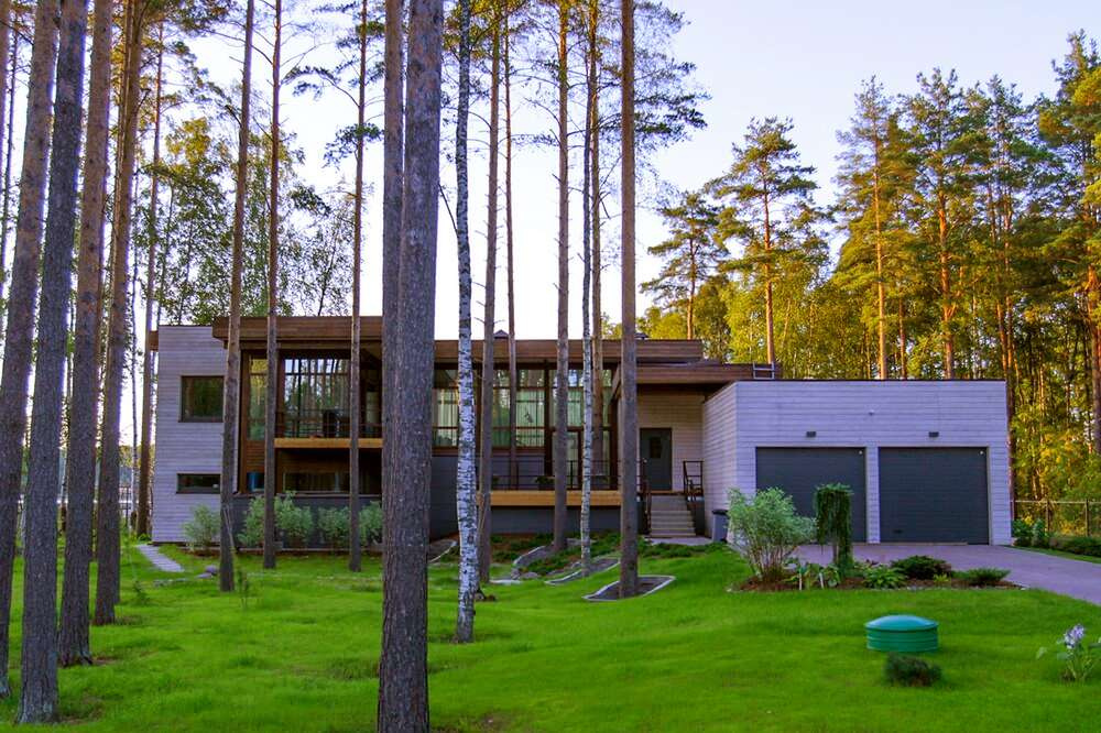 Фахверковый дом на Лемболовском озере