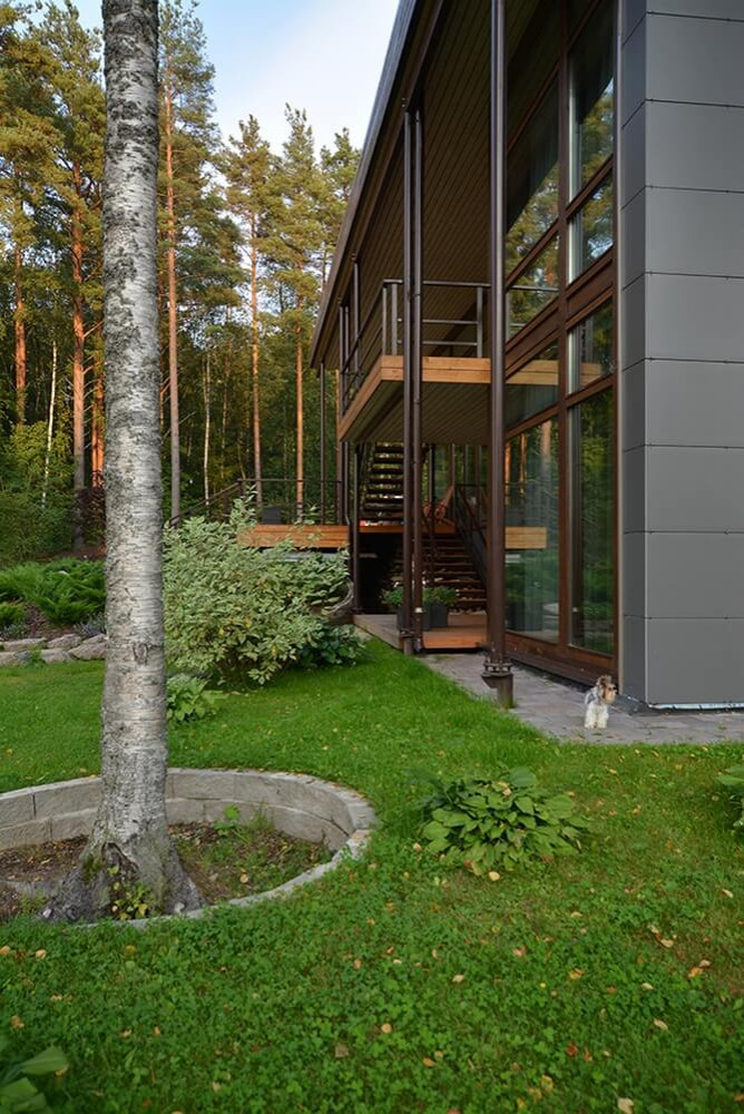 Фахверковый дом на Лемболовском озере