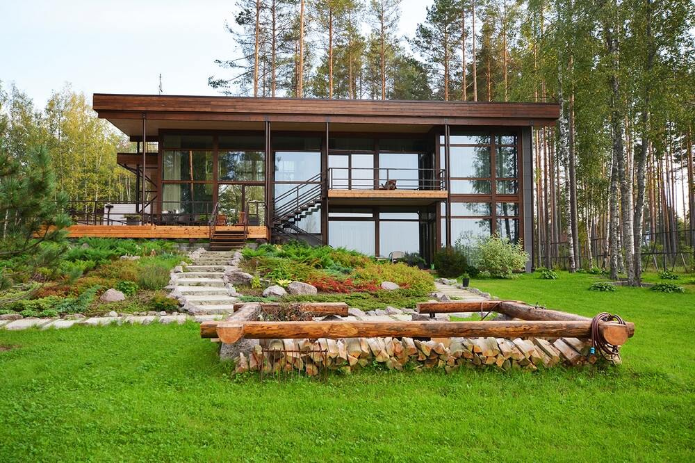 Фахверковый дом на Лемболовском озере