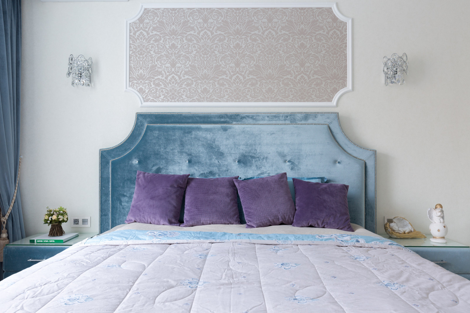 Бирюзовая спальня