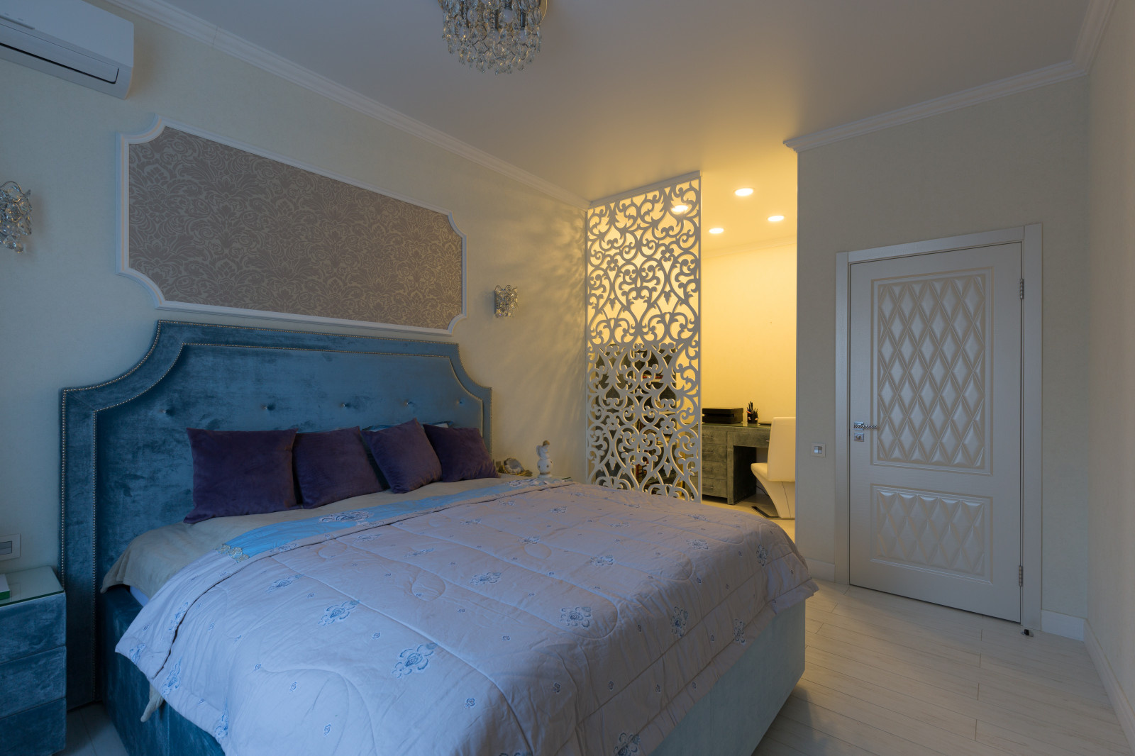 Бирюзовая спальня