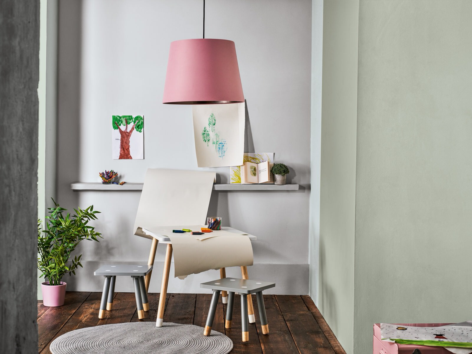 Цвет года 2020 - детская - палитра "Тишина"