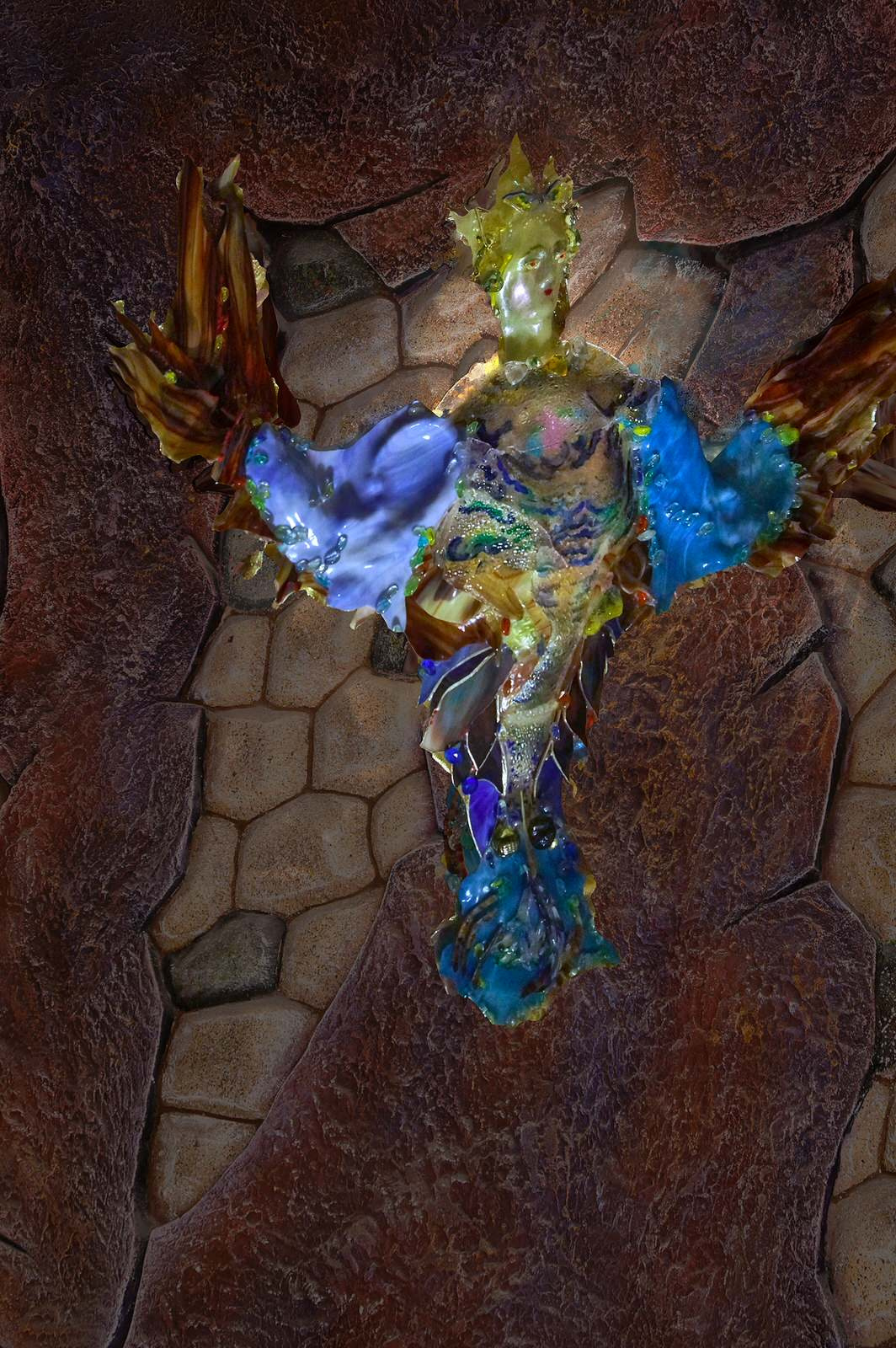 Обьемный витраж-витражные лампы в стиле тиффани.