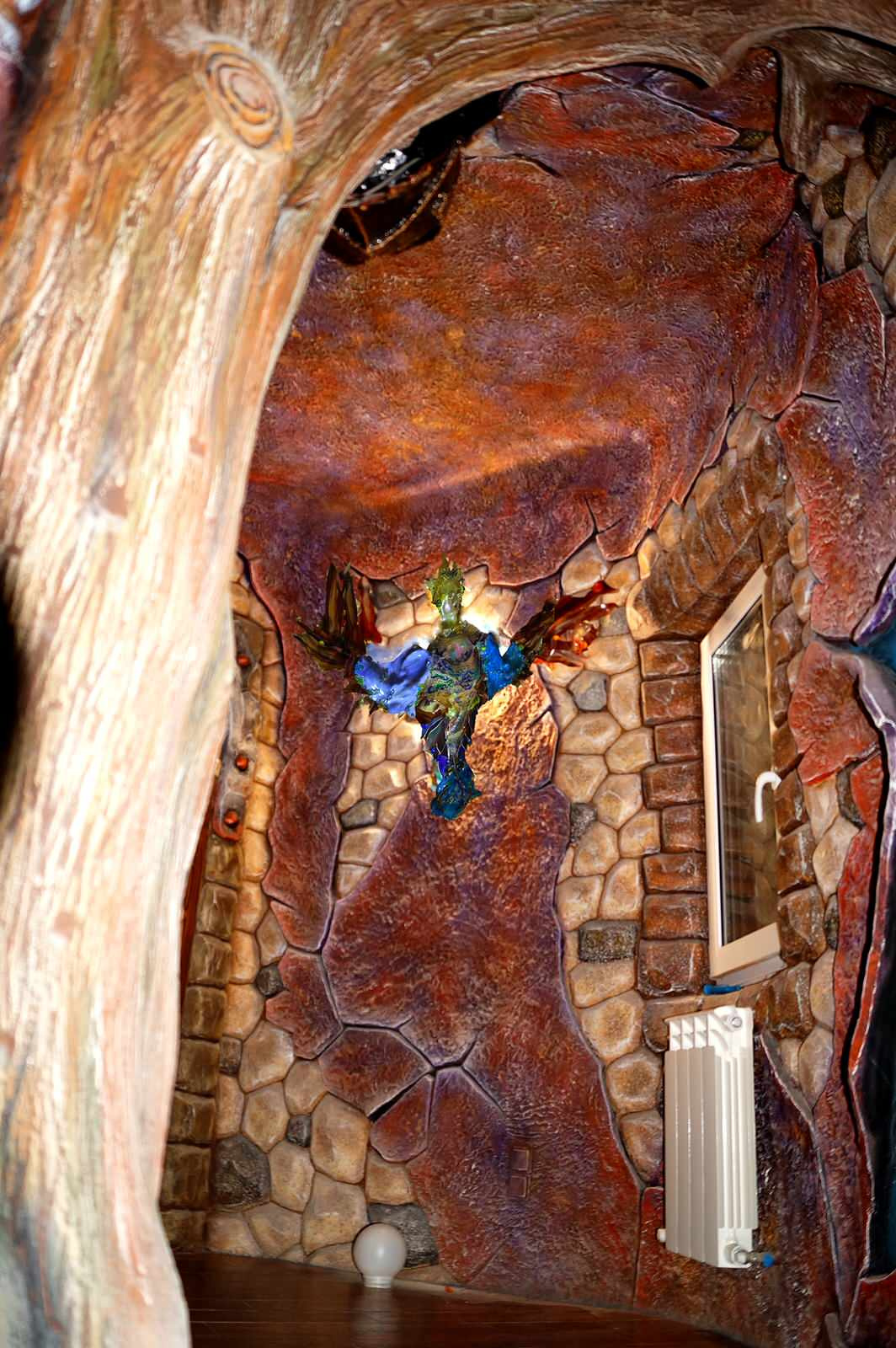 Обьемный витраж-витражные лампы в стиле тиффани.