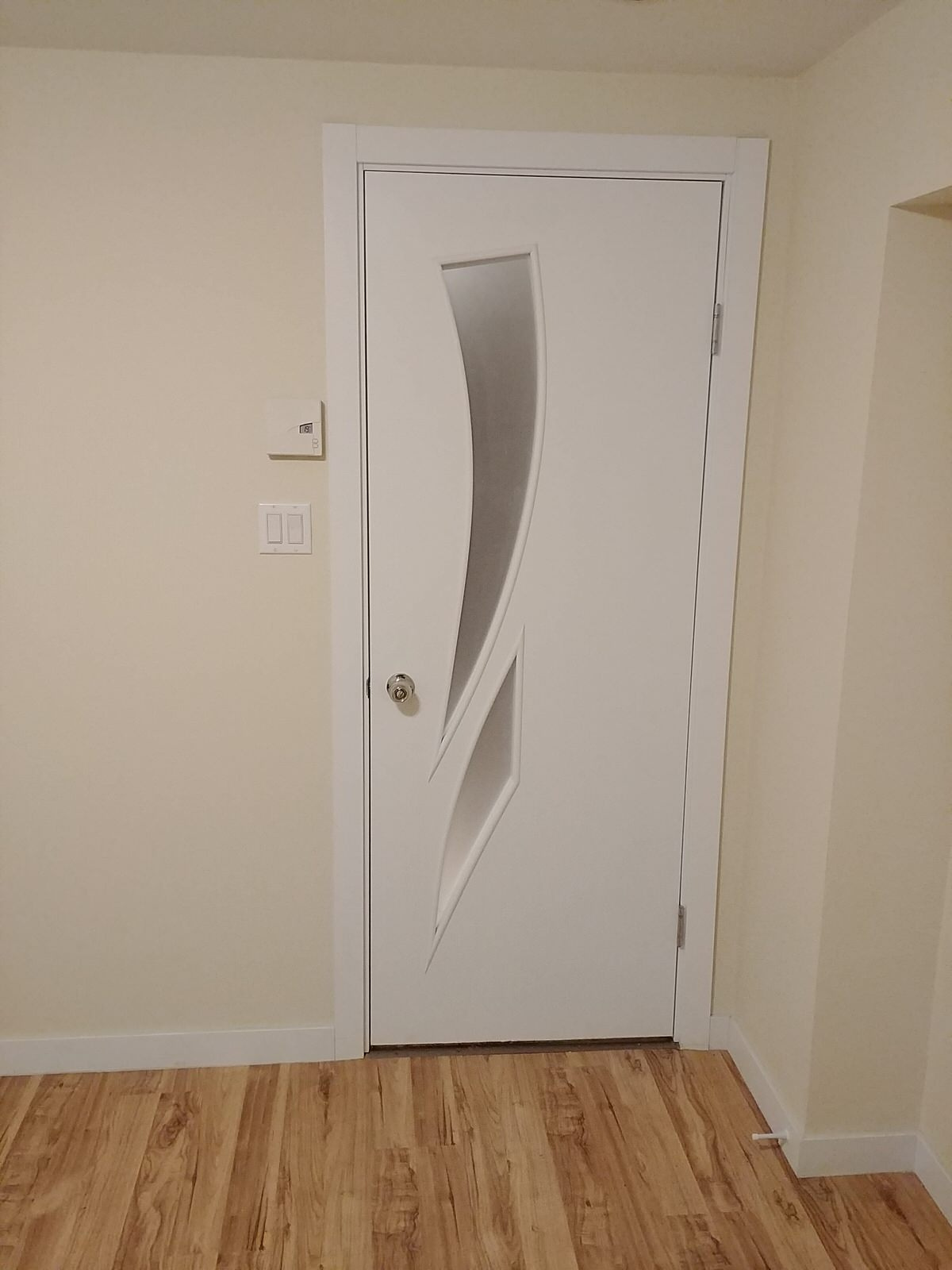 Interior door modele "KAMEA" white, 28"/30"/32"x 80"
