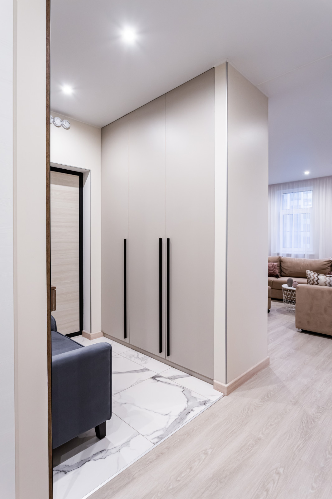 Квартира в теплых тонах