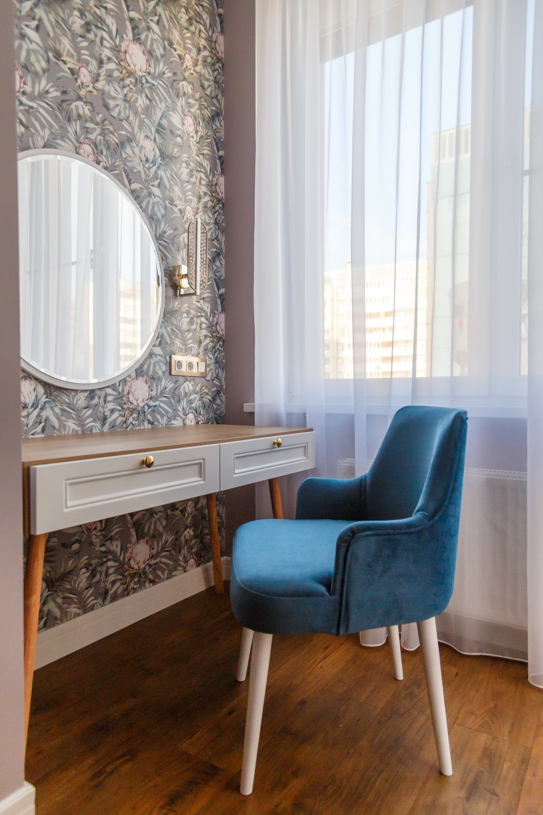 Реализованный проект для семьи из трех человек в ЖК Перспектива, г.Казань