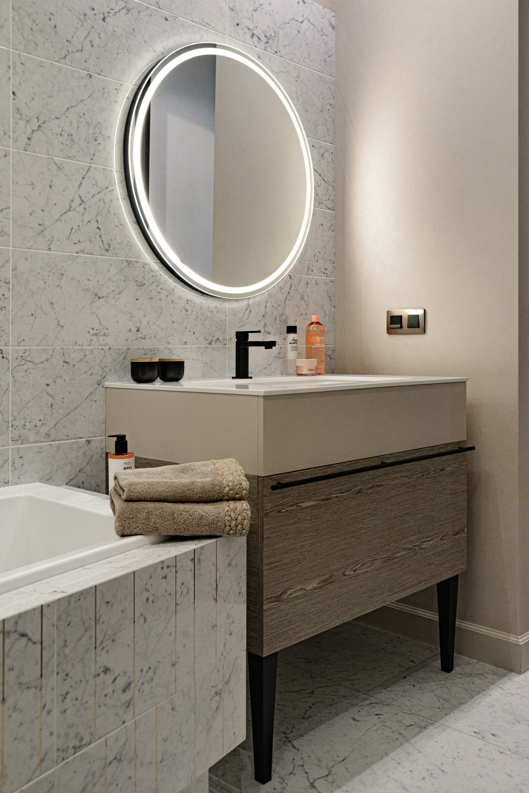 Элегантная двухкомнатная квартира 80м.кв