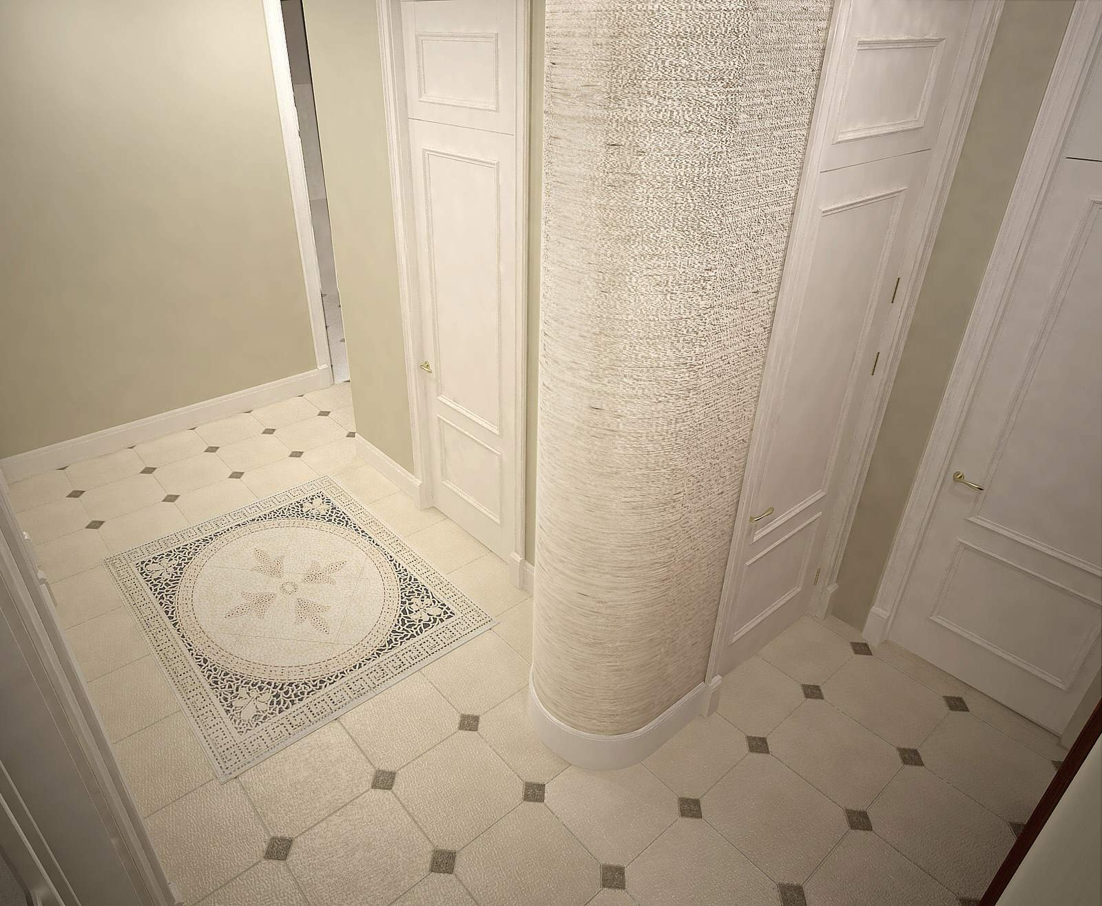 архитектурно-дизайнерский проект квартиры 104 кв.м с частичной перепланировкой