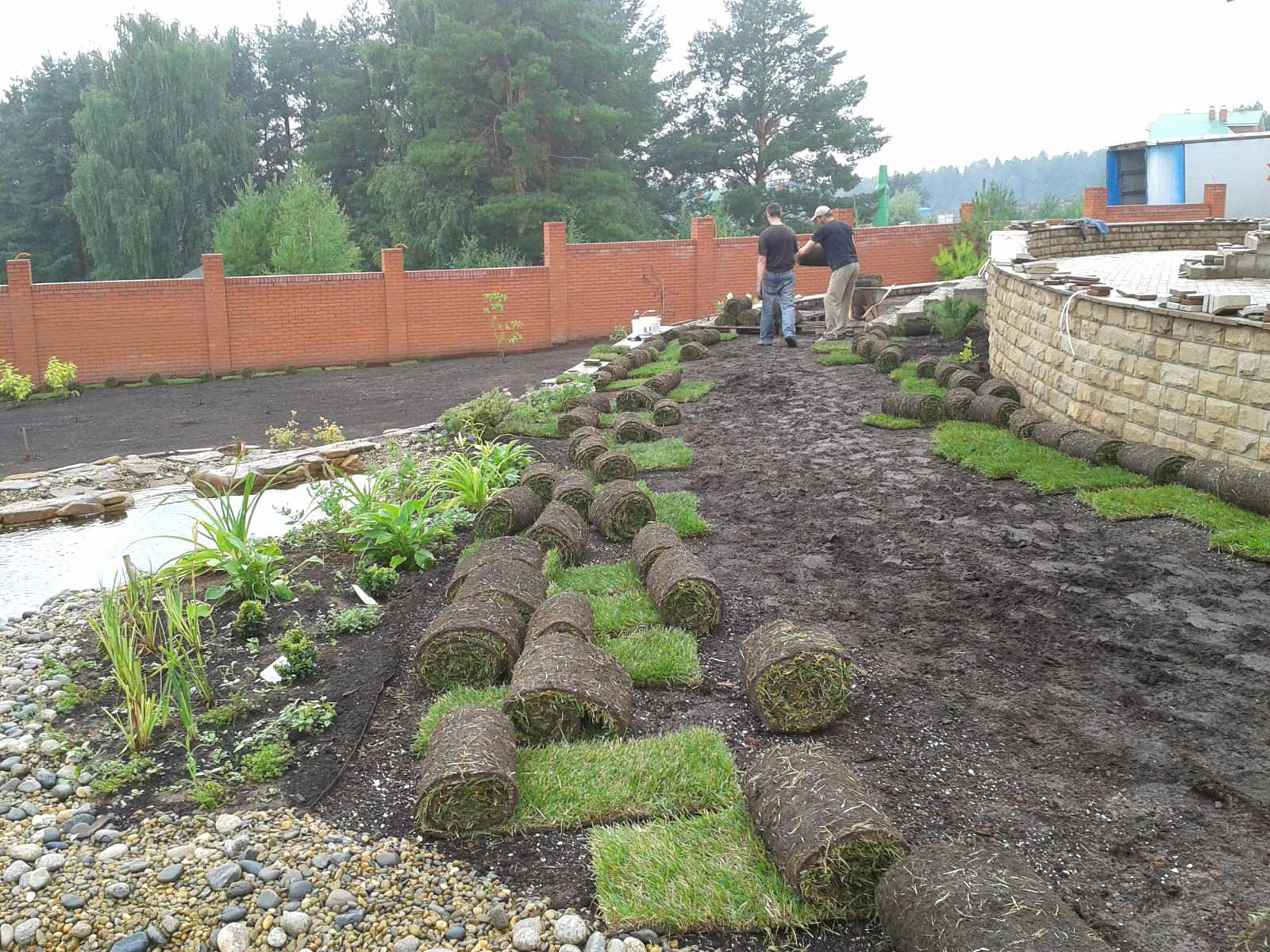 Ландшафтный дизайн участка в д. Зеленый камень (Ижевск)