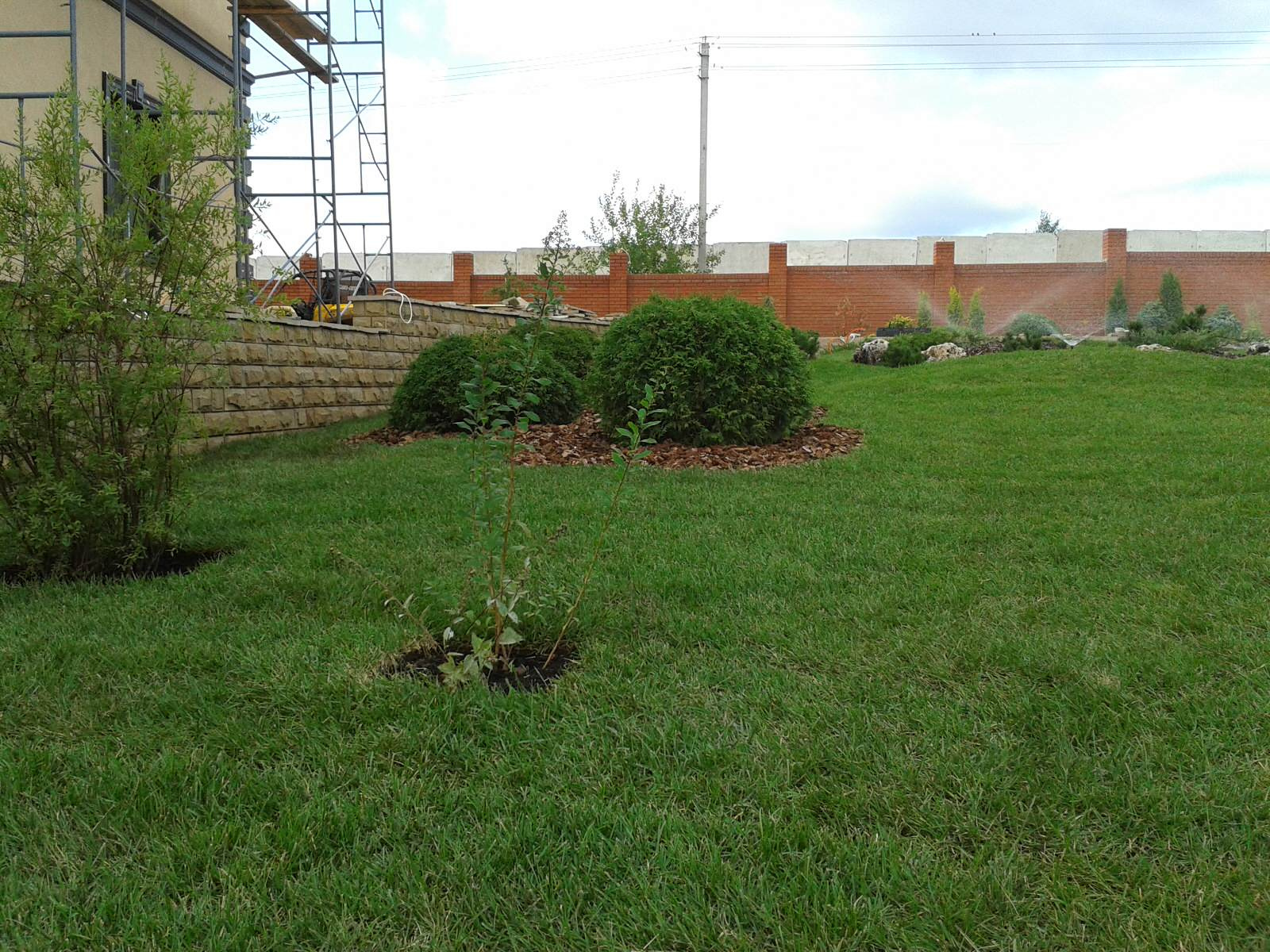 Ландшафтный дизайн участка в д. Зеленый камень (Ижевск)