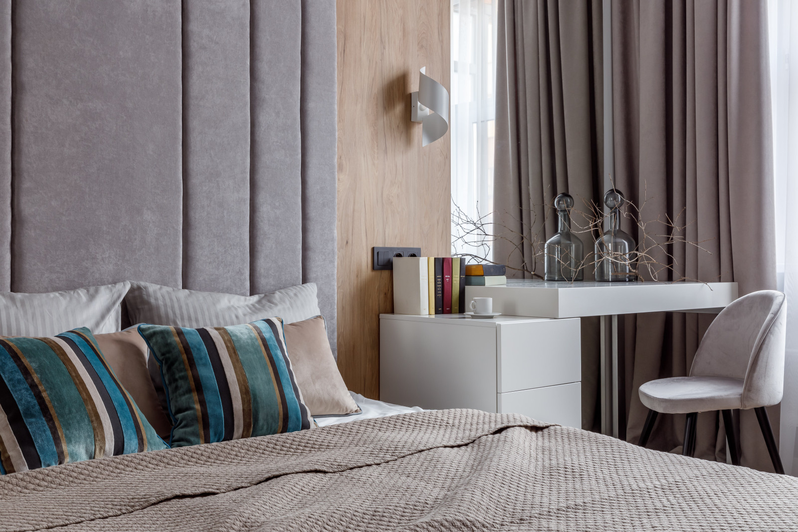 Светлая квартира с яркими акцентами 51 м²