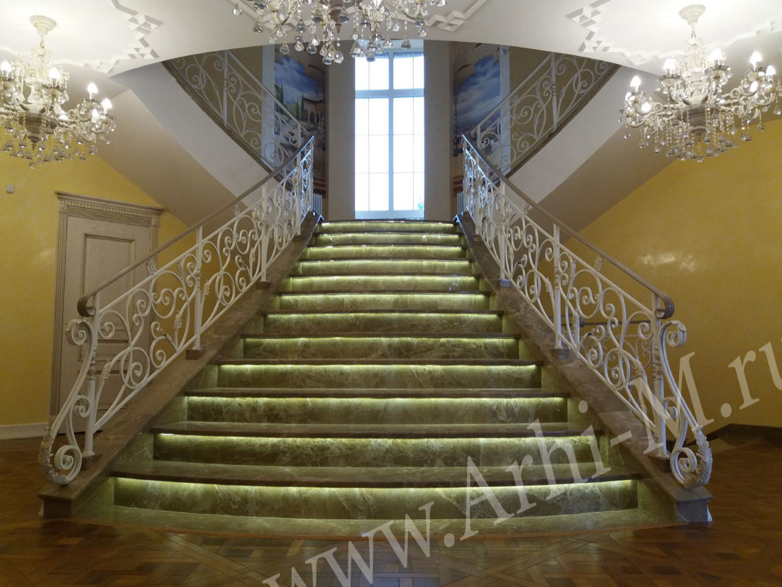 Кованые перила и ограждения лестниц