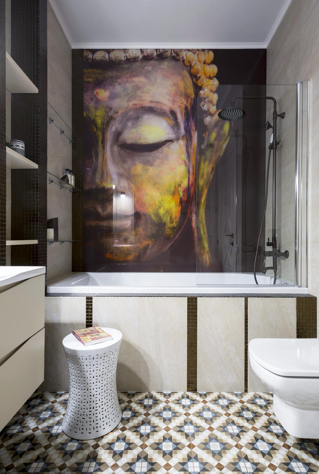 Квартира "Синий агат и яркая охра"