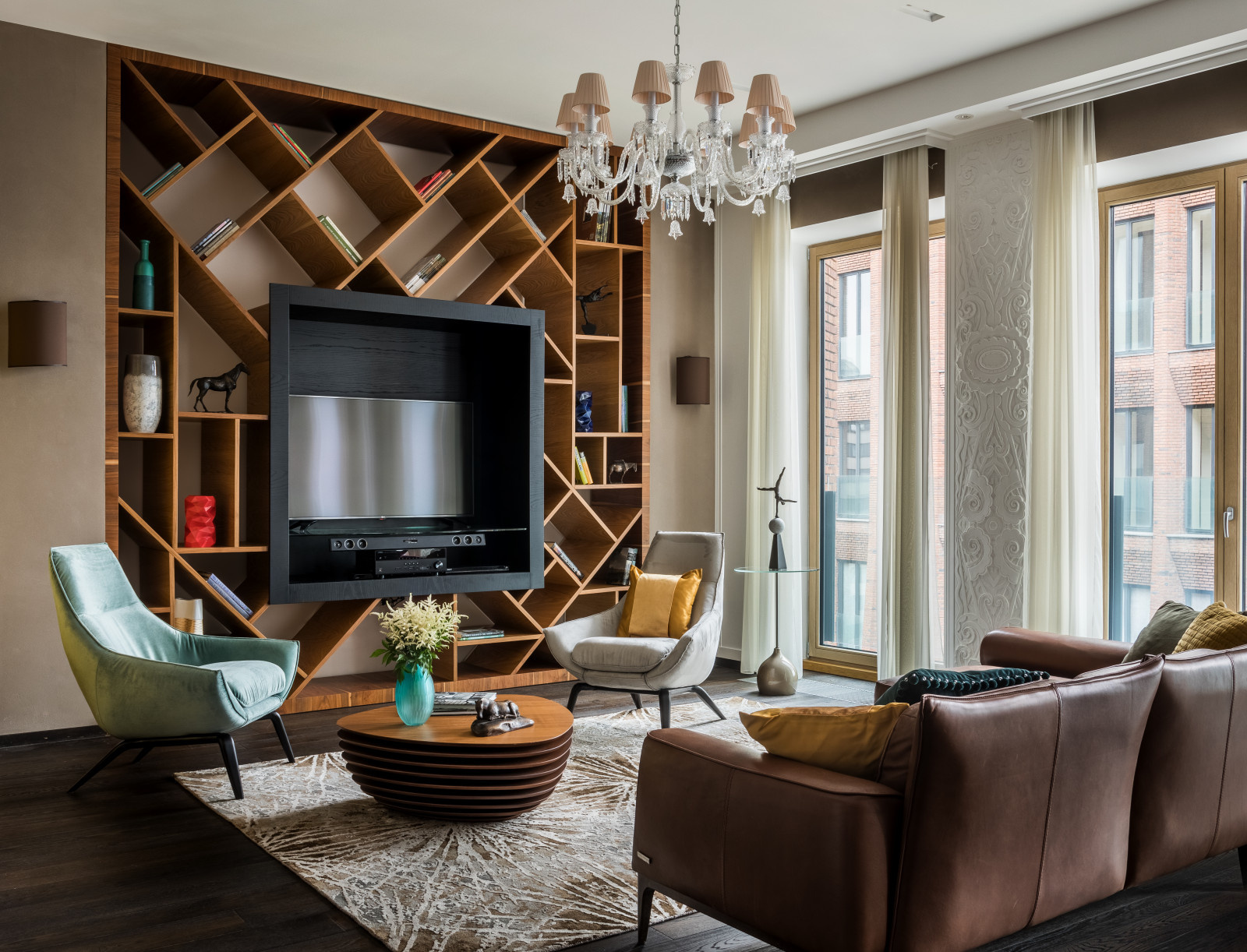 Houzz тур: Интерьер вокруг футуристической кухни