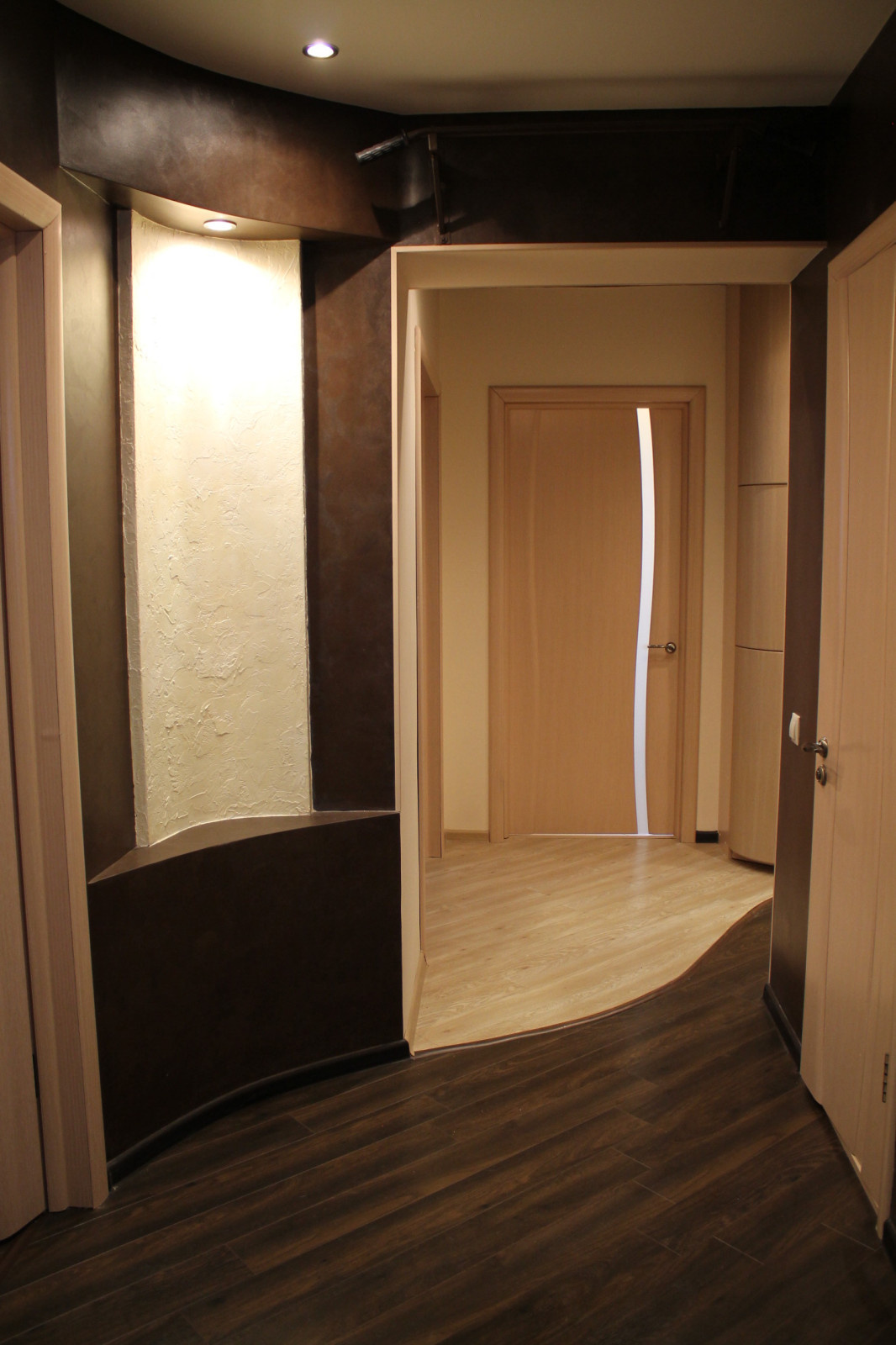 коридор "до и после"