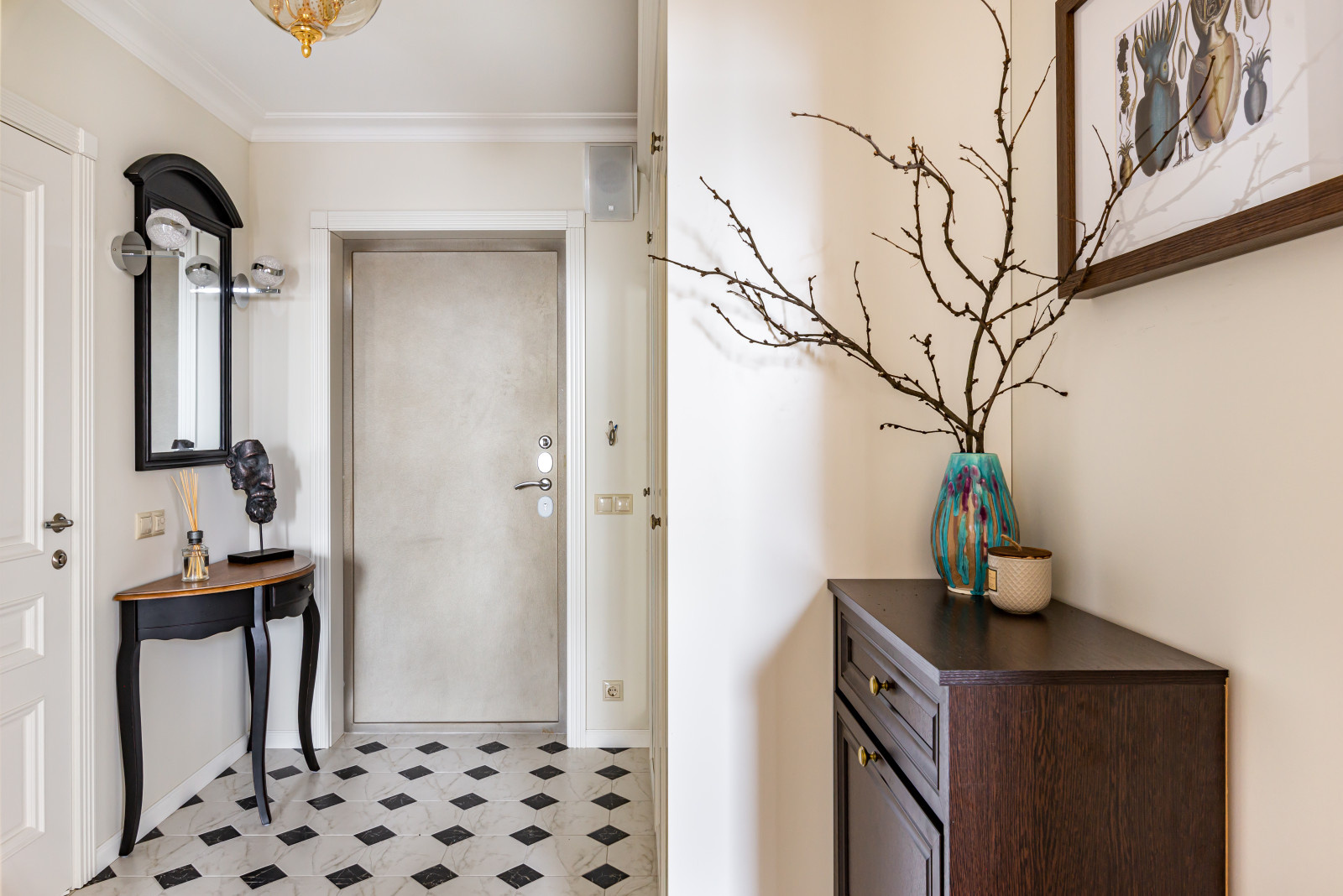 Квартира в аренду, которую сняли за один день: прихожая