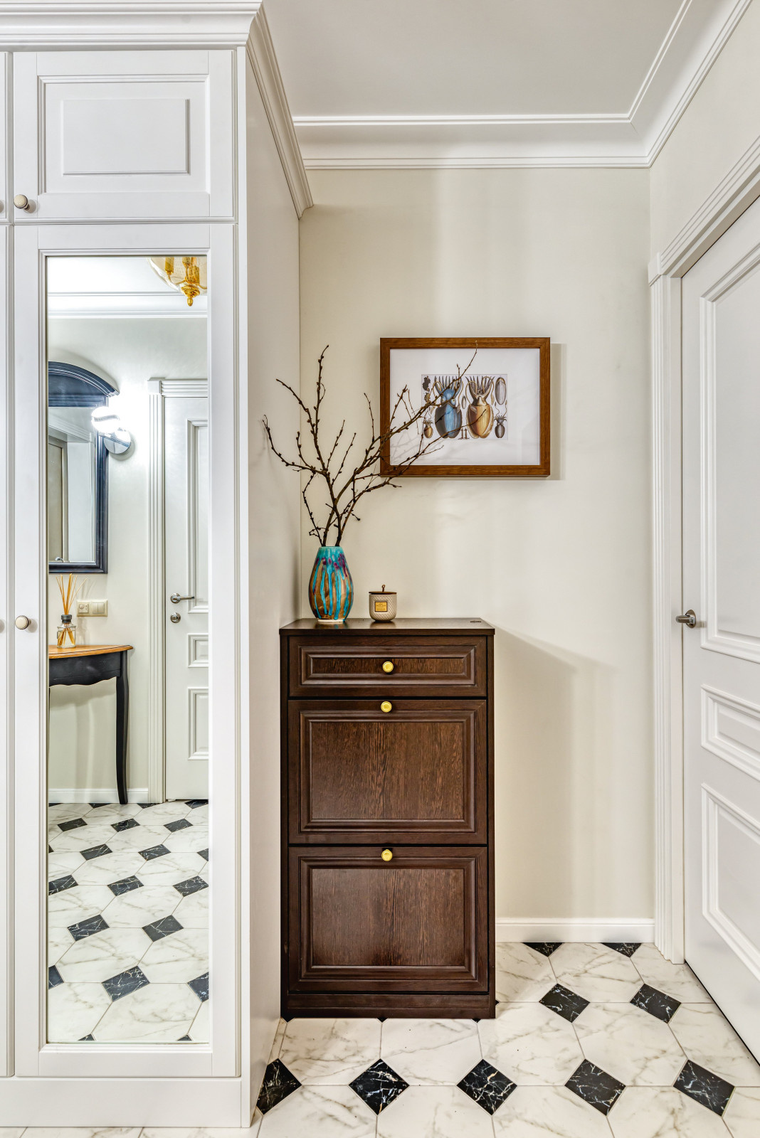 Квартира в аренду, которую сняли за один день: прихожая