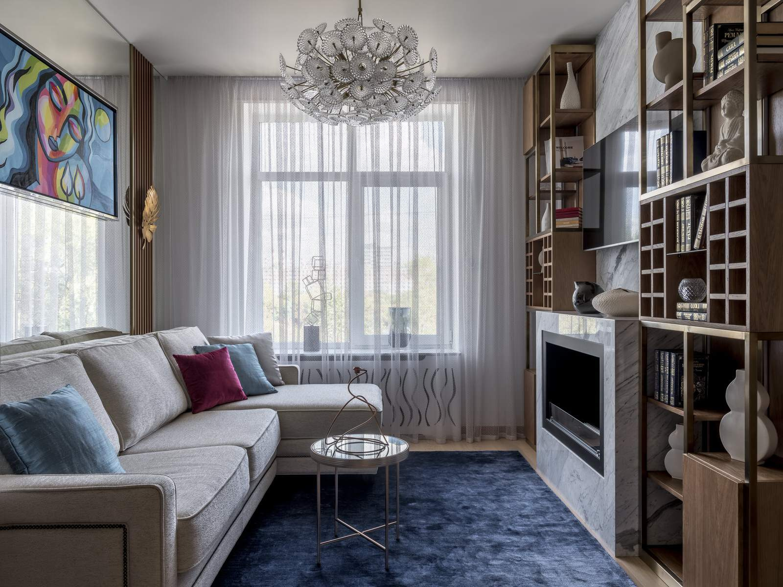 Houzz тур: 47 кв.м. на базе отделки от застройщика