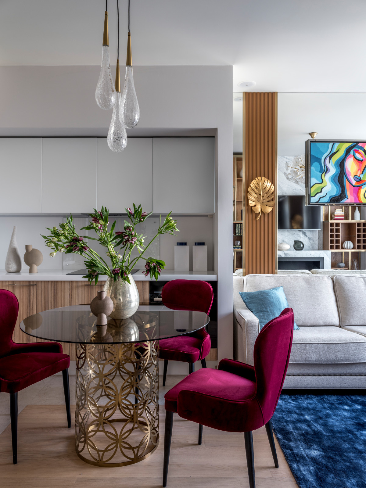 Houzz тур: 47 кв.м. на базе отделки от застройщика