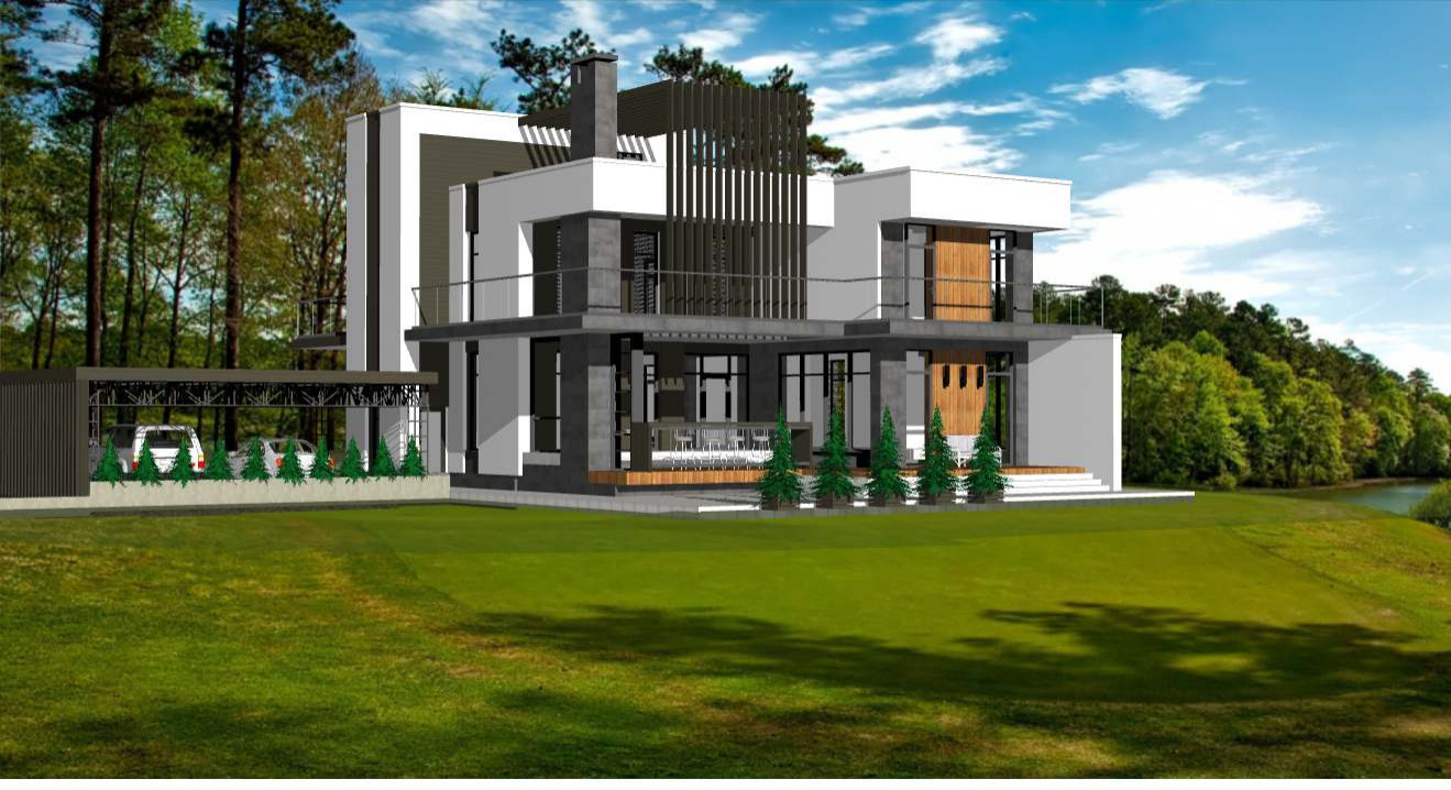 Обложка проекта: Жилой дом площадью 302,0 м.кв.