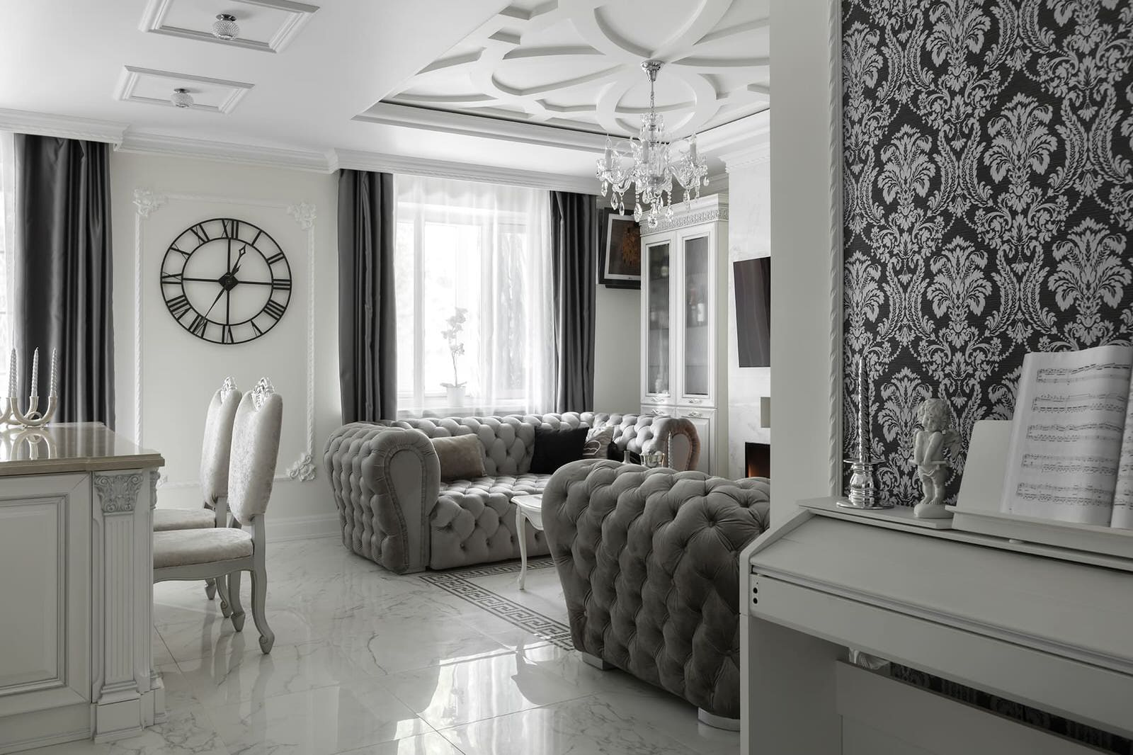 ИНТЕРЬЕР «ЖК ПОЛЯНКА-44» 140 м²